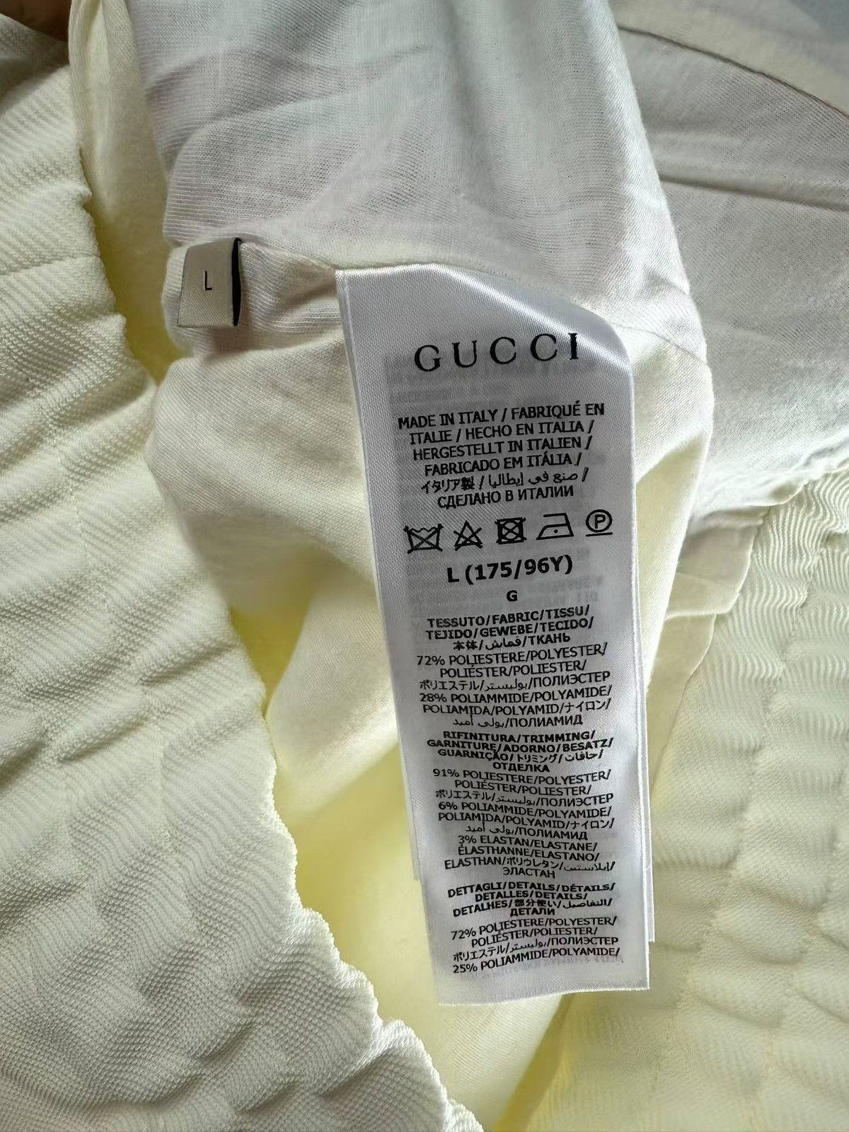 Gucci Gucci Knit Zip-up Jacket in Ivory Size L / US 10 / IT 46 - 4 Thumbnail