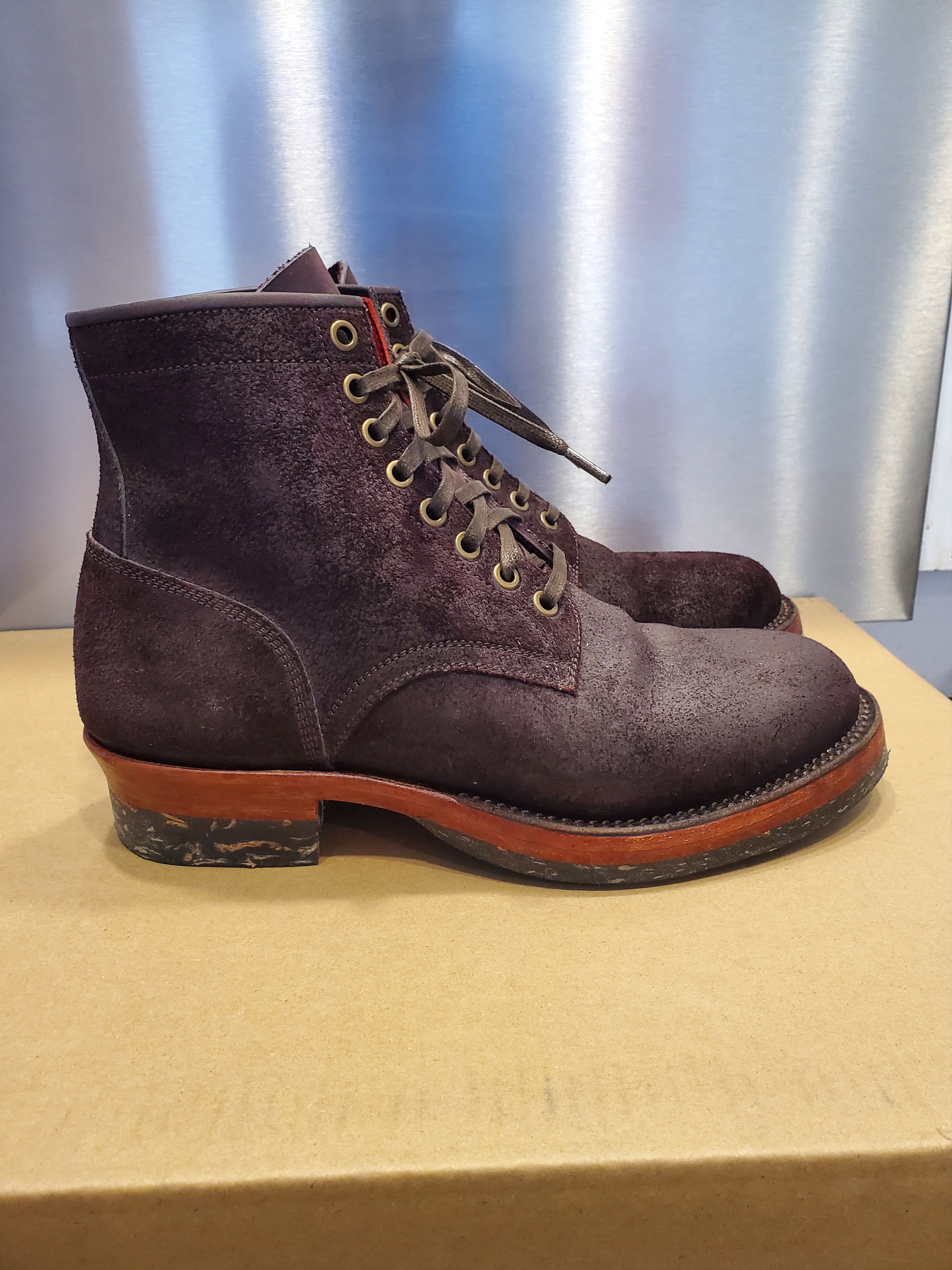 Briselblack Briselblack Reverse Rare Wine Chamois Boots Size US 7.5 / EU 40-41 - 2 Thumbnail