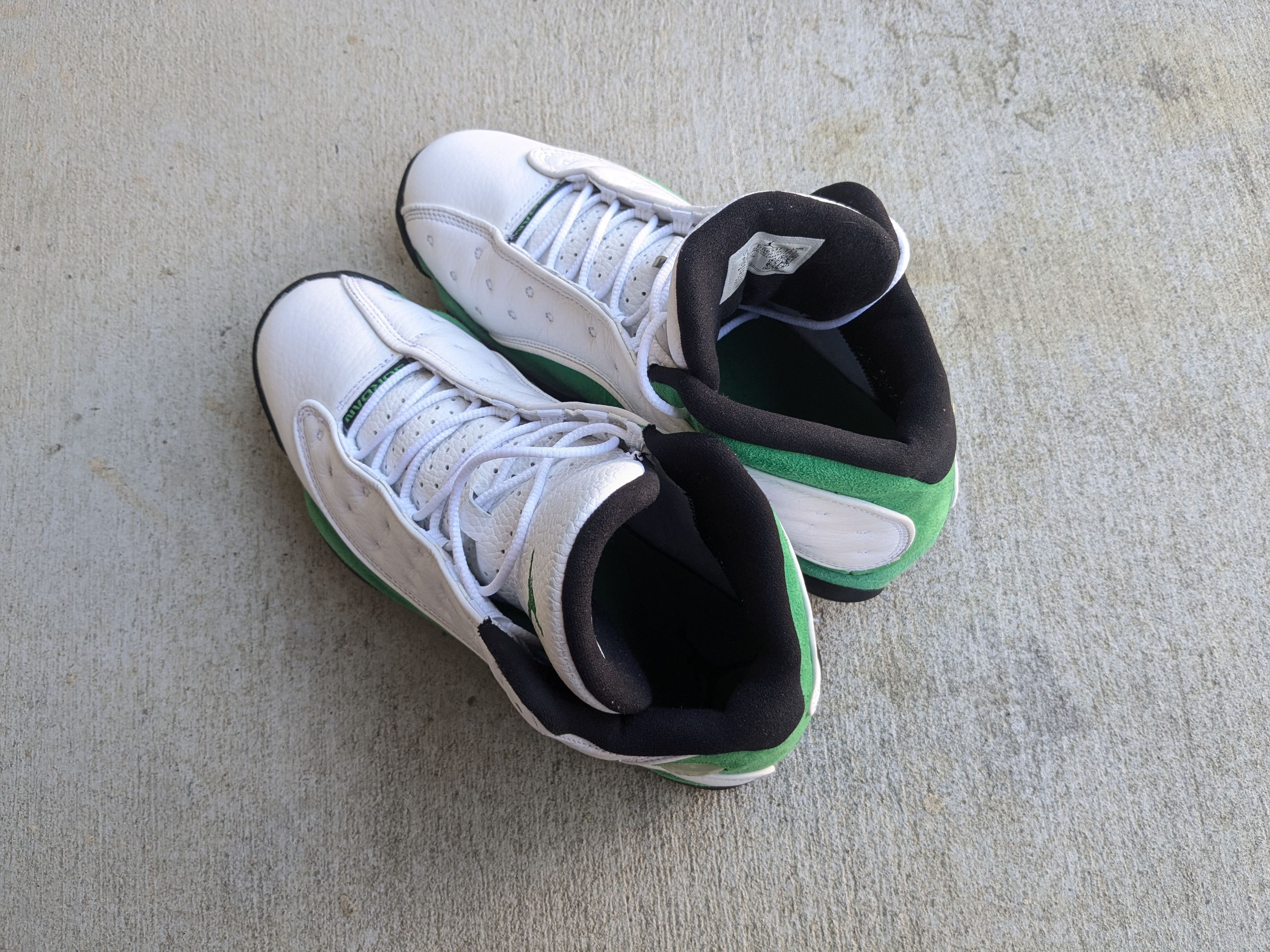Jordan Brand Nike Air Jordan 13 Lucky Green Size 9.5 White DB6537-113 Size US 9.5 / EU 42-43 - 11 Thumbnail