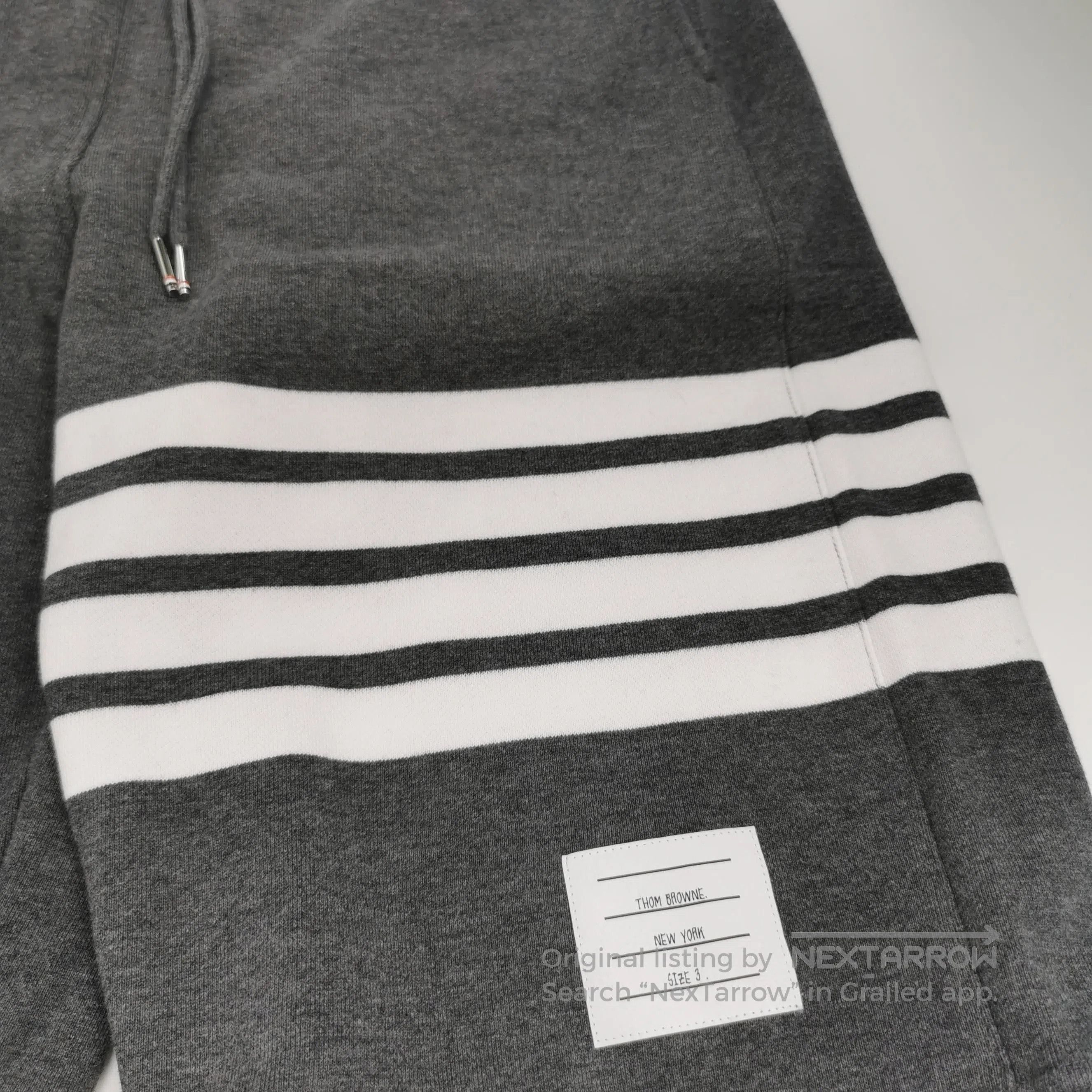 Thom Browne Thom Browne Cotton Striped Shorts (L). Size US 32 / EU 48 - 4 Thumbnail