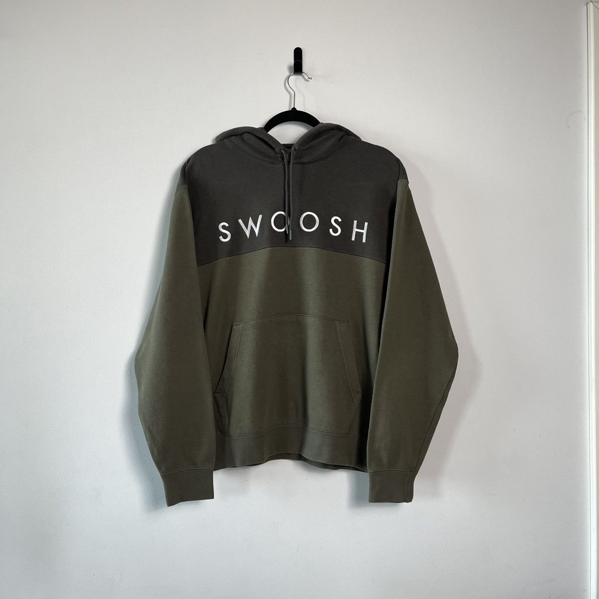 Nike Nike Double Swoosh Hoodie Olive Green Streetwear L Size US L / EU 52-54 / 3 - 10 Thumbnail