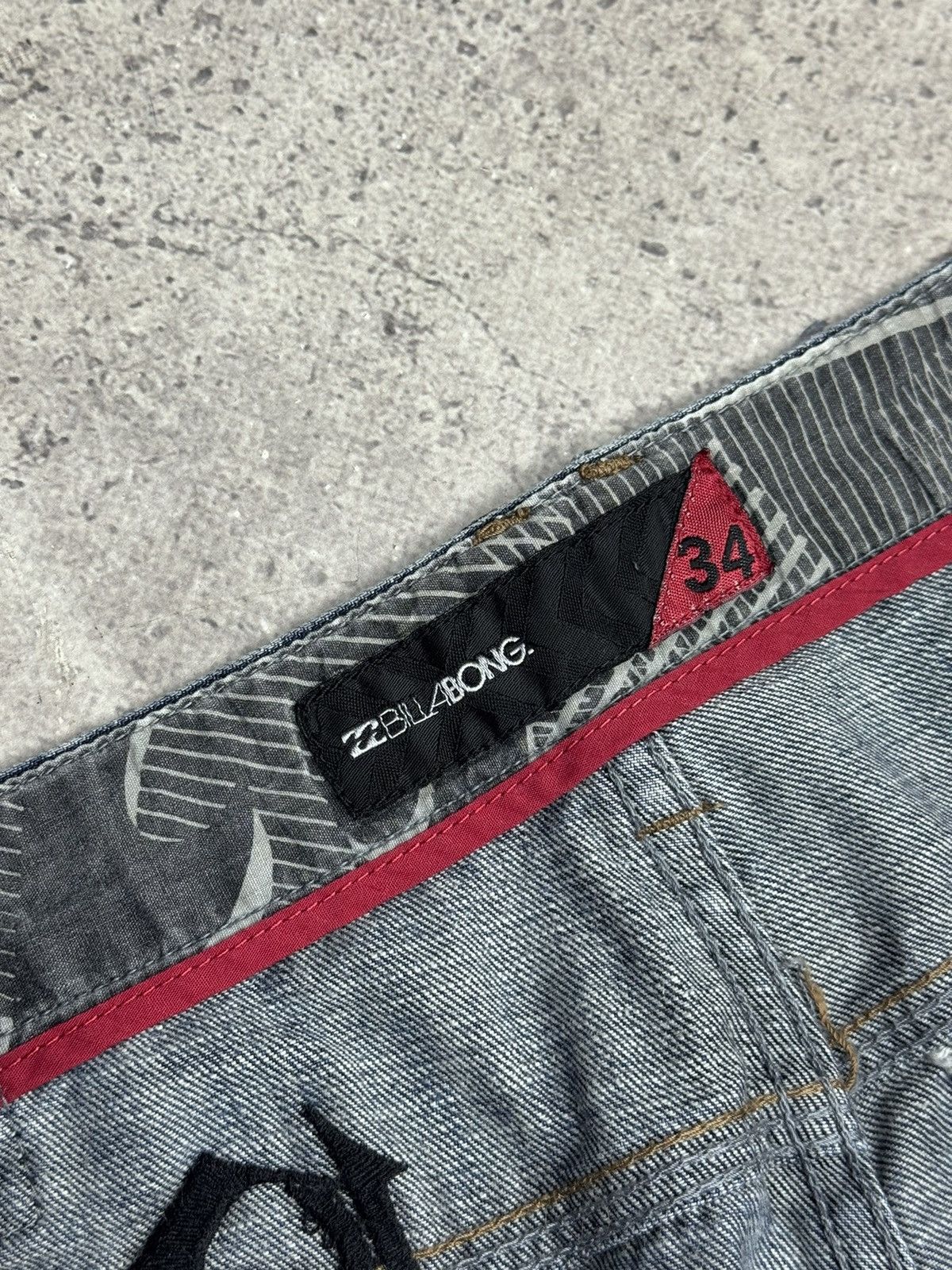 Billabong Wow😻VINTAGE CARGO MULTI-POCKET STREETWEAR FUBU DENIM EVISU Size US 34 / EU 50 - 7 Thumbnail