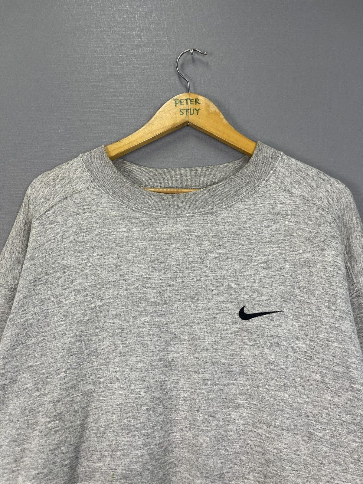 Nike Vintage 90s Nike Swoosh Sweatshirt Size US L / EU 52-54 / 3 - 5 Thumbnail