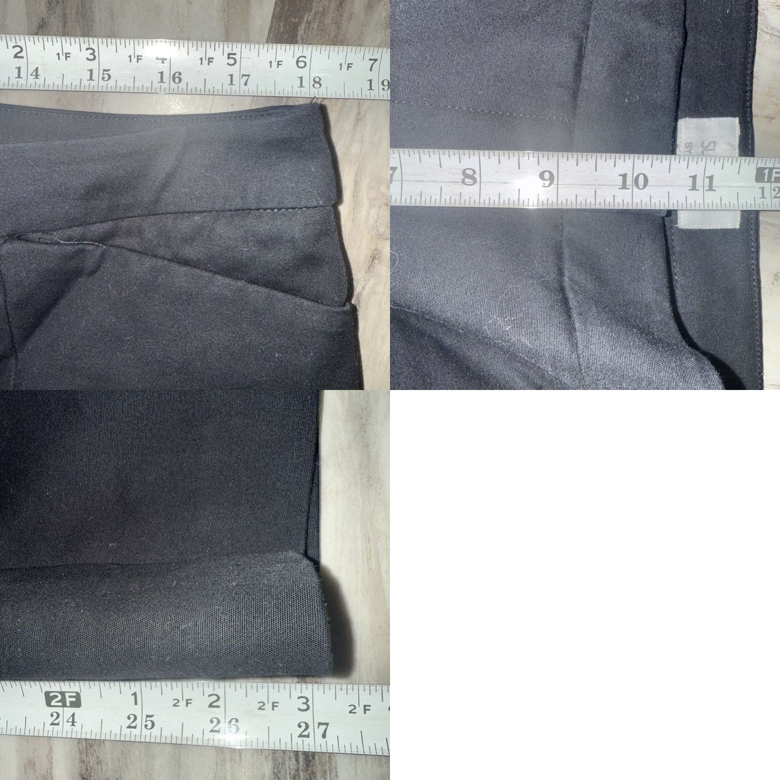 Vintage Chico's So Slimming Straight Career Dress Ankle Pants Women’s Size 2 Black Size 26" / US 2 / IT 38 - 8 Thumbnail