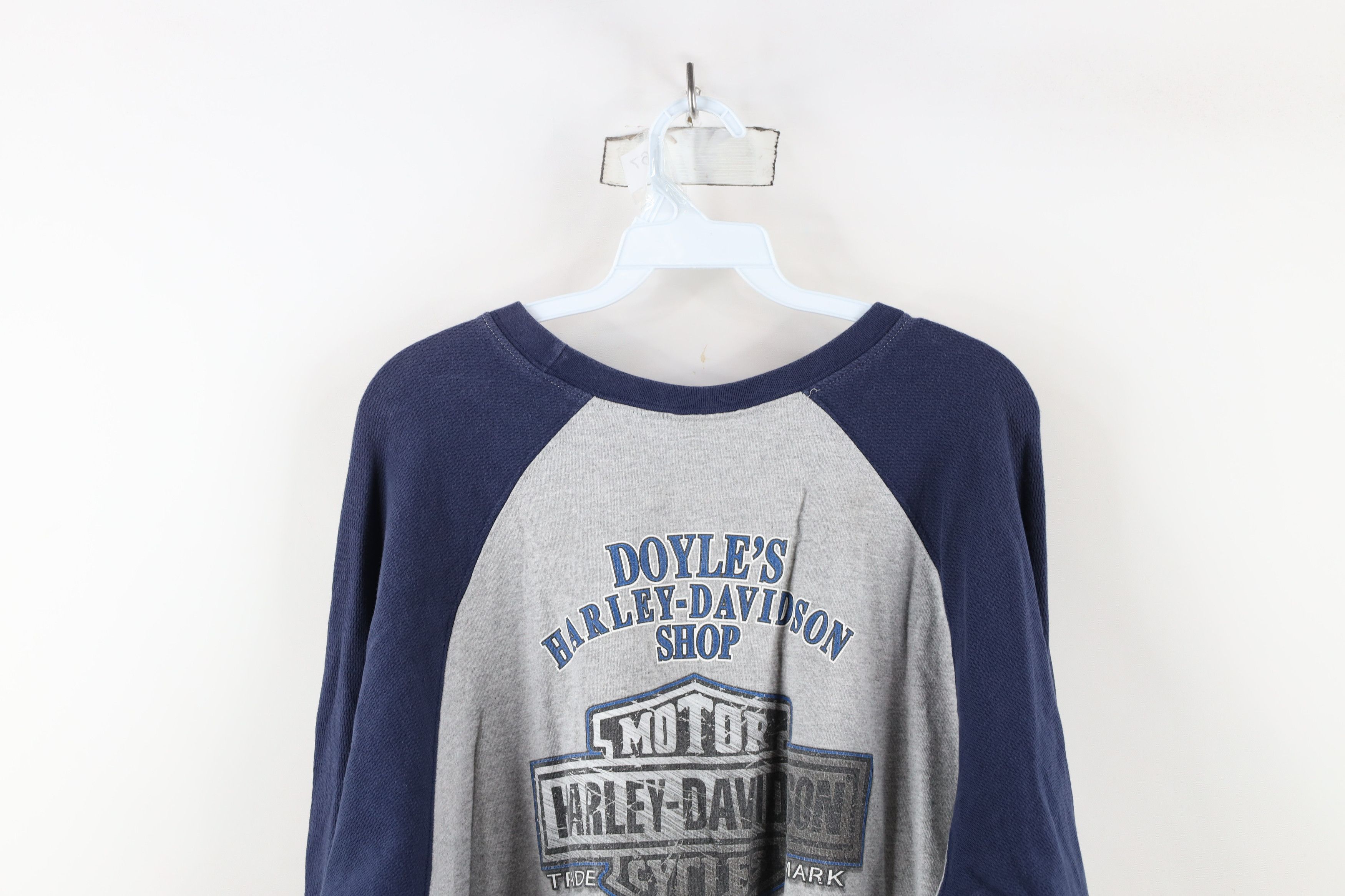 Harley Davidson × Vintage Vintage Y2K Harley Davidson Long Sleeve Raglan T-Shirt USA Size US XL / EU 56 / 4 - 13 Thumbnail