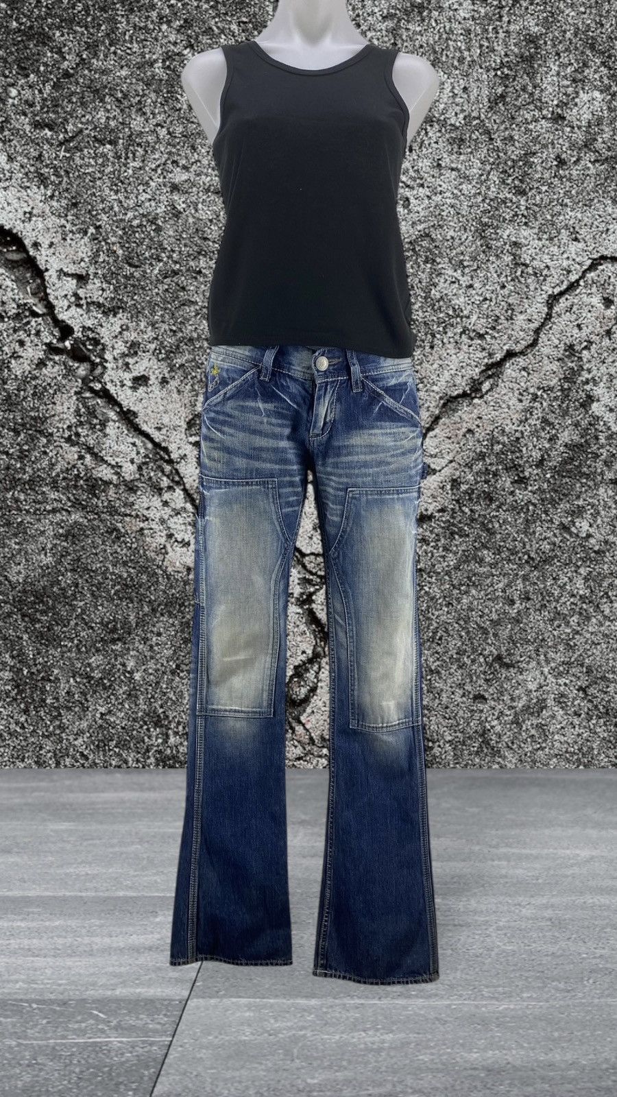Vintage × Wrangler Varosh Carpenter Denim Jeans Japan Skateboards Size US 26 / EU 42 - 3 Thumbnail