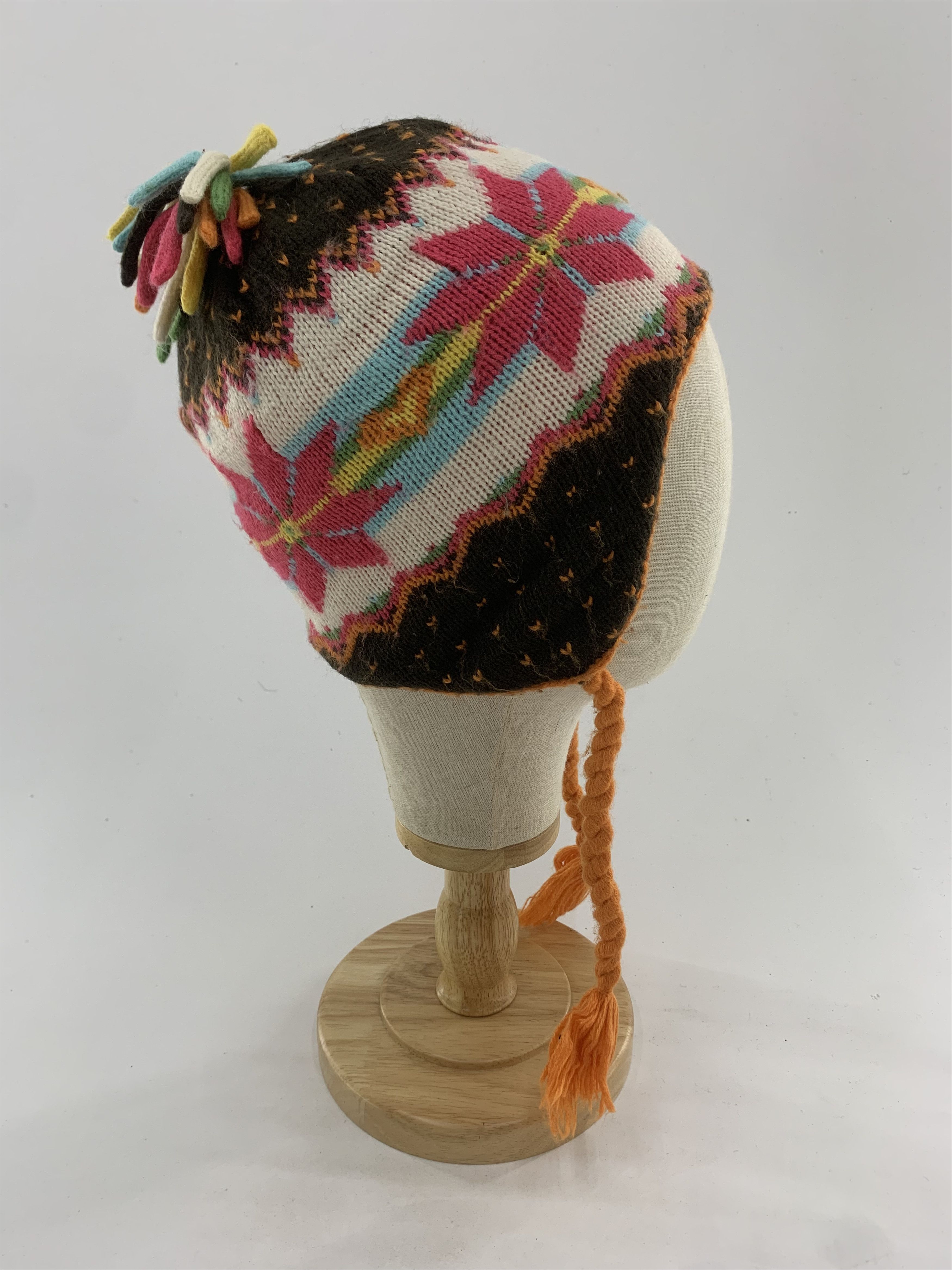 Handmade × Vintage Ohoo Earflap Beanie Hat Snowcap Size ONE SIZE - 4 Thumbnail