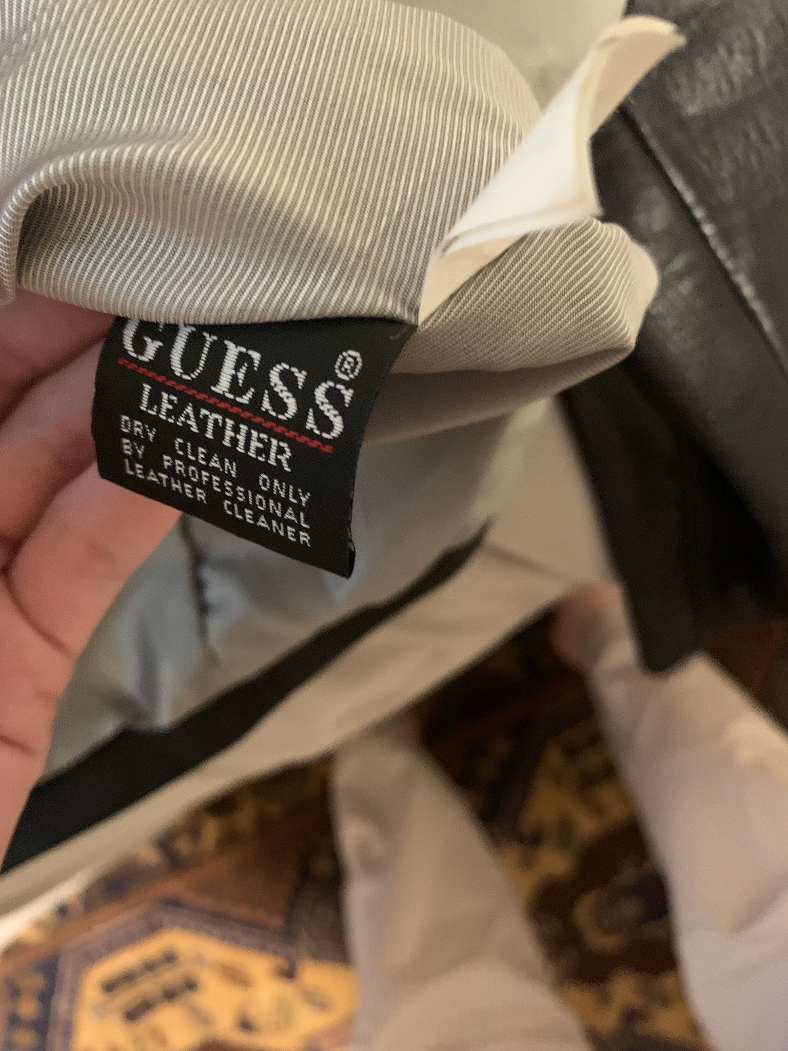 Guess Guess Genuine Leather Jacket Size L / US 10 / IT 46 - 3 Thumbnail