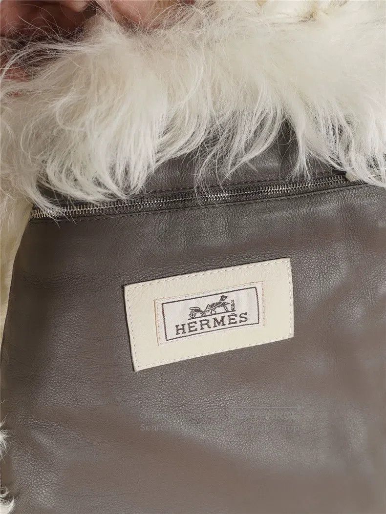 Hermes Hermes Autumn-Winter Men's Hooded Fur and Leather Jacket w Size US S / EU 44-46 / 1 - 5 Thumbnail