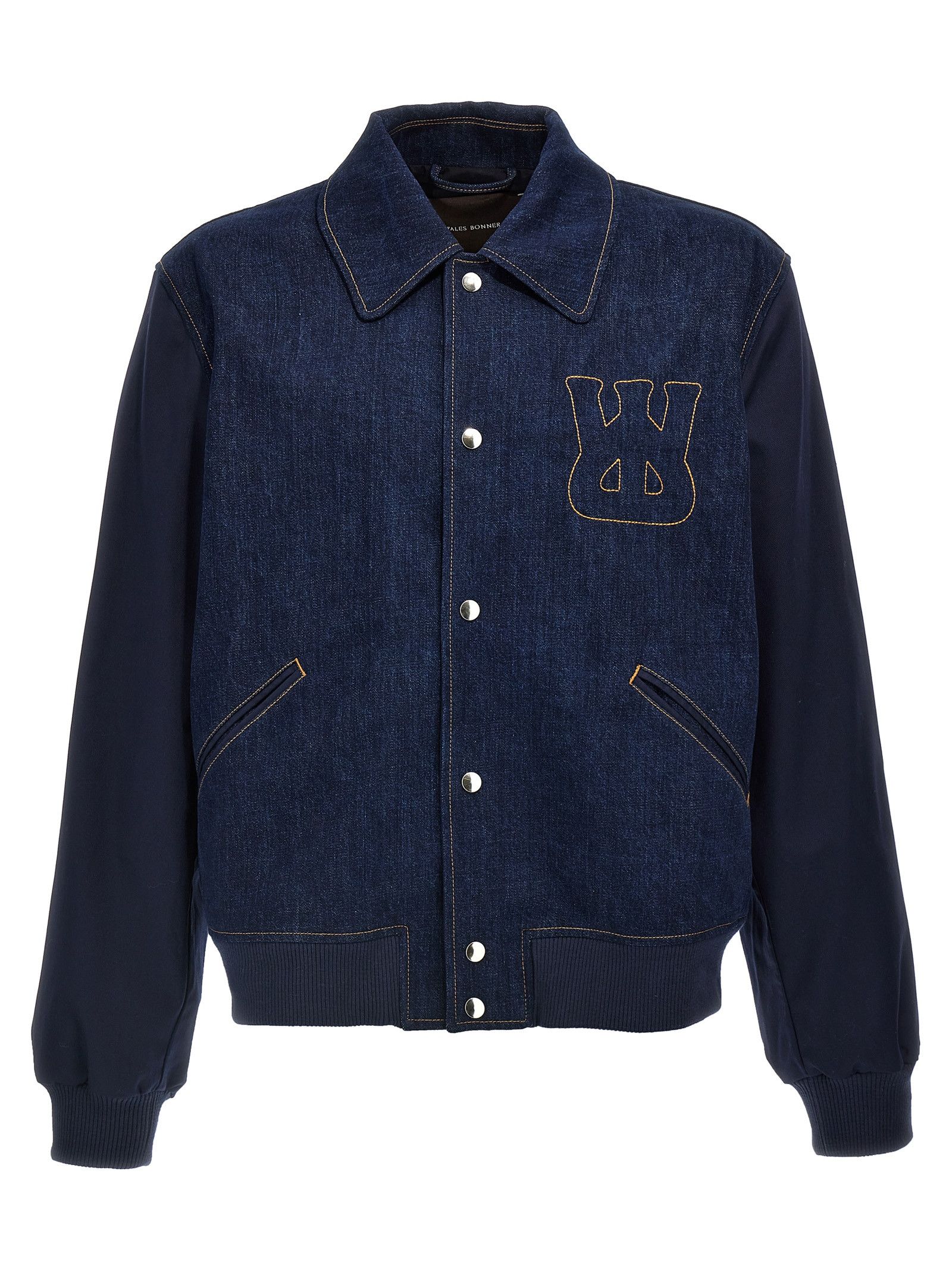 Wales Bonner 'The Echo Denim Varsity' Jacket Size US L / EU 52-54 / 3 - 1 Thumbnail