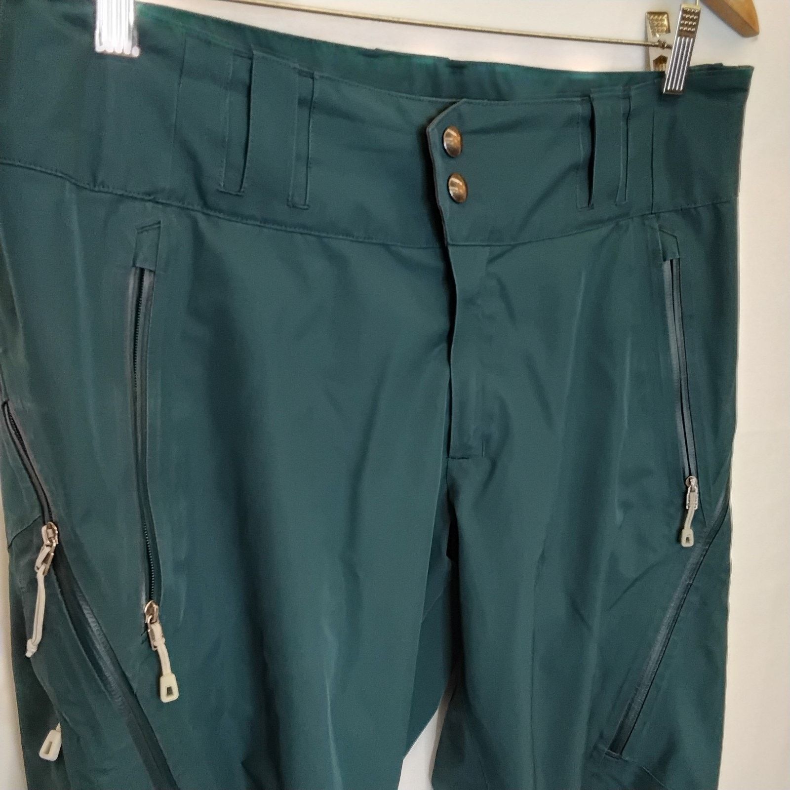Patagonia Patagonia Goretex Snow Pants Women's M Teal Blue Recco Size 34" / US 12 / IT 48 - 4 Thumbnail