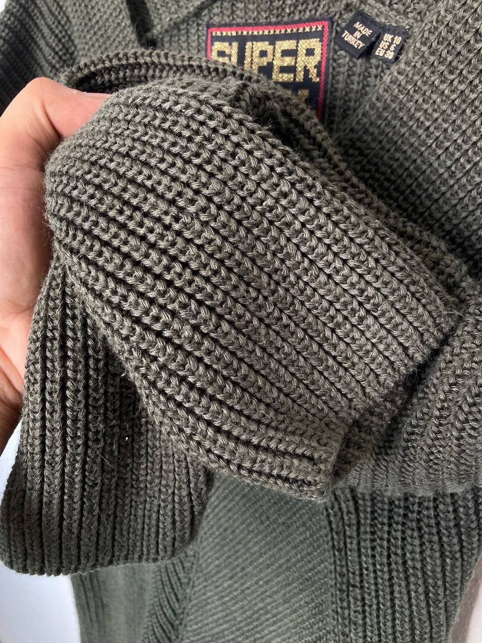Superdry Super Dry Cora Ribbed V-Neck Pullover Size M / US 6-8 / IT 42-44 - 4 Thumbnail