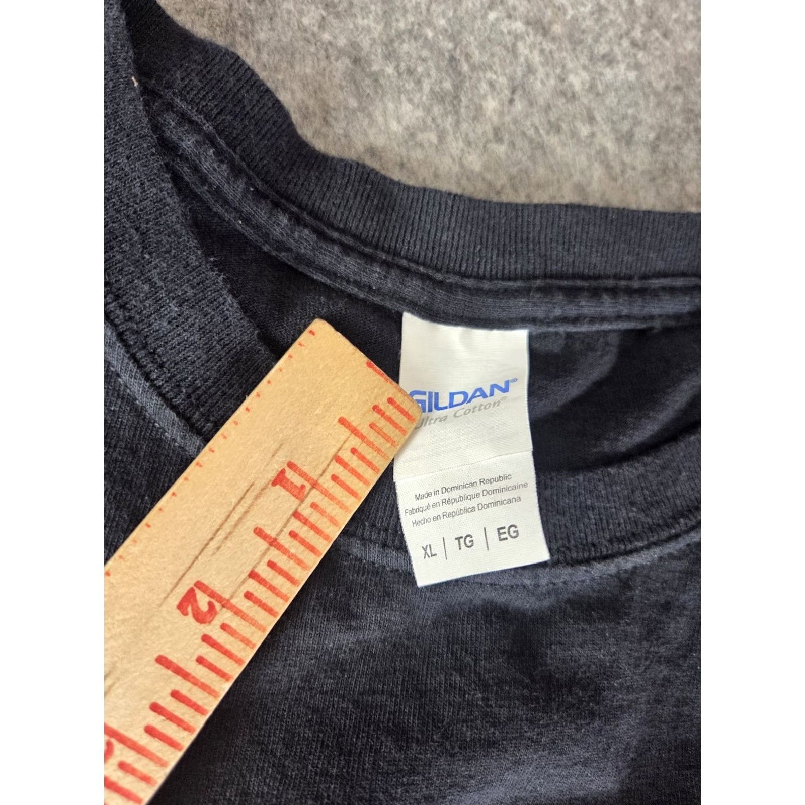 Port & Company Port & Company T-Shirt Pluto Graphic Print Unisex XL Black Short Sleeve Crew Neck 2000s 00s Space Funny Size US XL / EU 56 / 4 - 3 Thumbnail