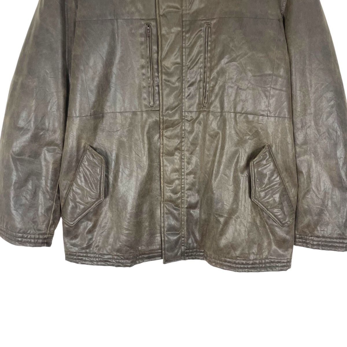 Melrose Vintage Melrose Waxed Jacket Hoodie Japanese Brand Size US M / EU 48-50 / 2 - 6 Thumbnail