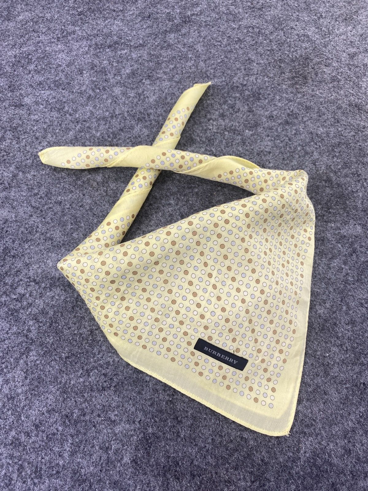 Burberry × Vintage Burberry Handkerchief / Bandana / Neckerchief-B099 Size ONE SIZE - 1 Thumbnail