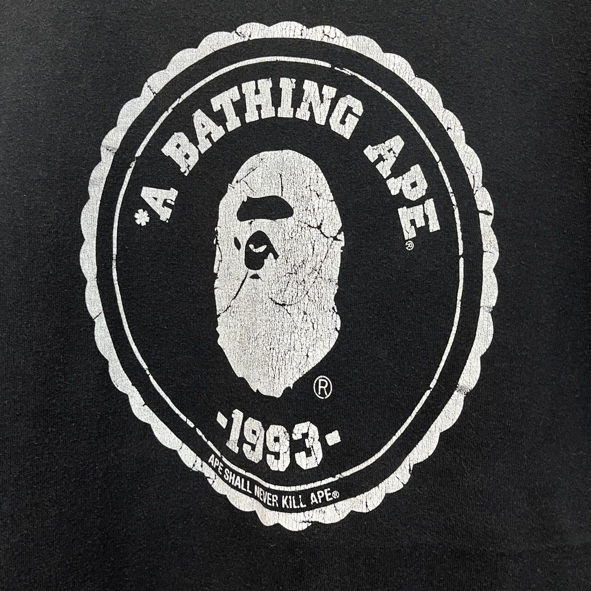 Bape Vintage BAPE Big Logo Nigo The Bathing Ape Japan TShirt Size US M / EU 48-50 / 2 - 9 Thumbnail