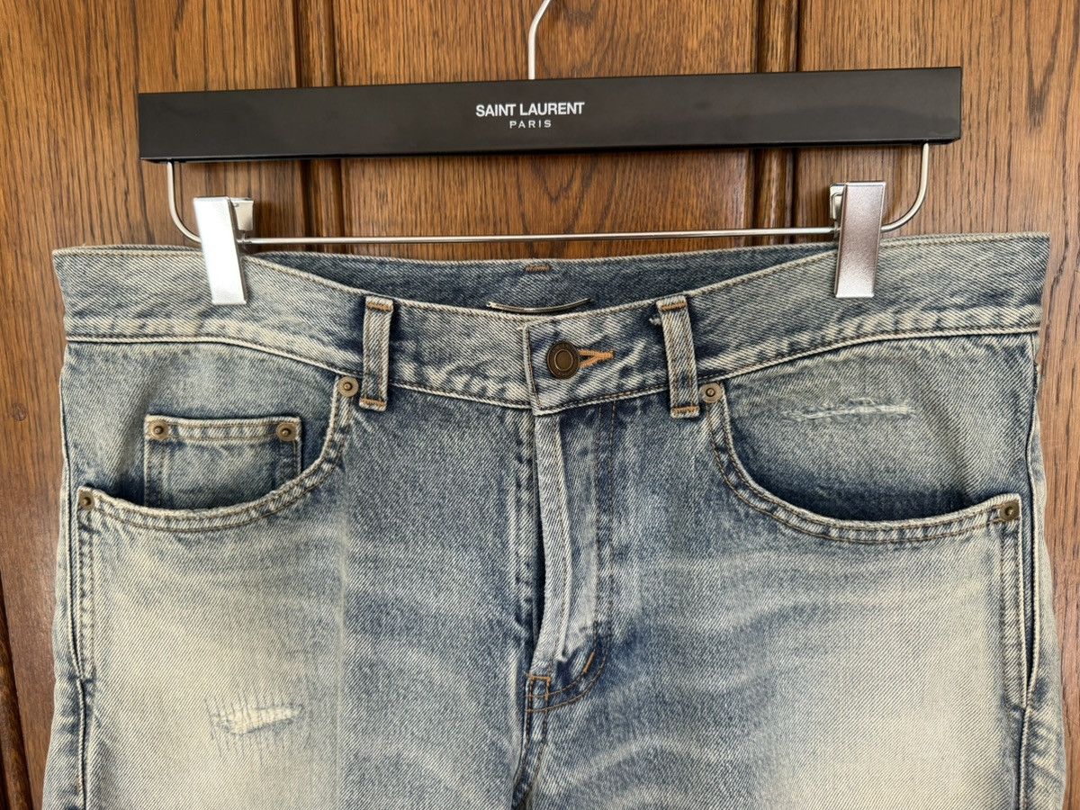 Saint Laurent Paris Saint Laurent Santa Monica wash rip trash jeans 32 grail d18 Size US 32 / EU 48 - 20 Thumbnail