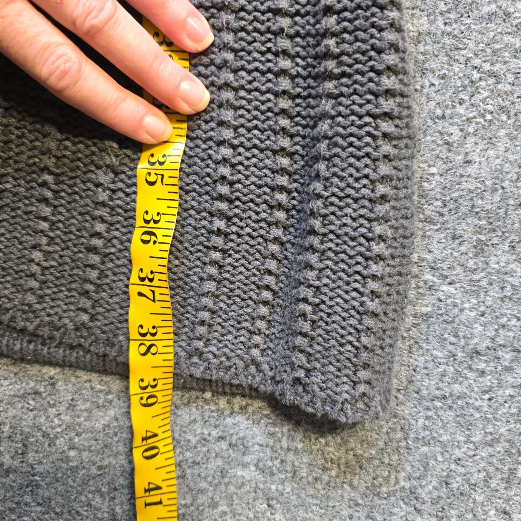 Vintage Cabi Cardigan Womens Small Gray Long Sleeve Sweater Duster Casual Flowy Y2K Size S / US 4 / IT 40 - 7 Thumbnail