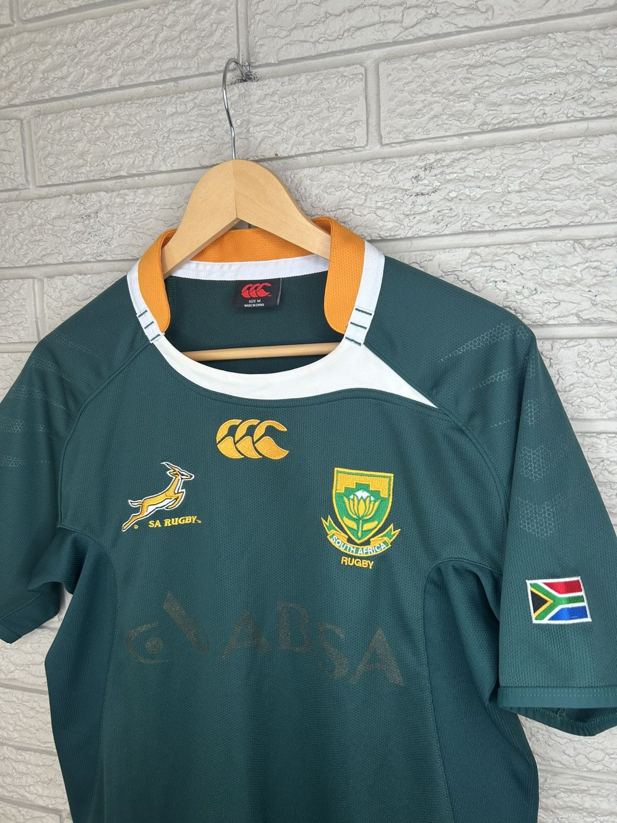 Canterbury of New Zealand Vintage Canterbury South Africa Rugby Jersey Size US M / EU 48-50 / 2 - 2 Thumbnail