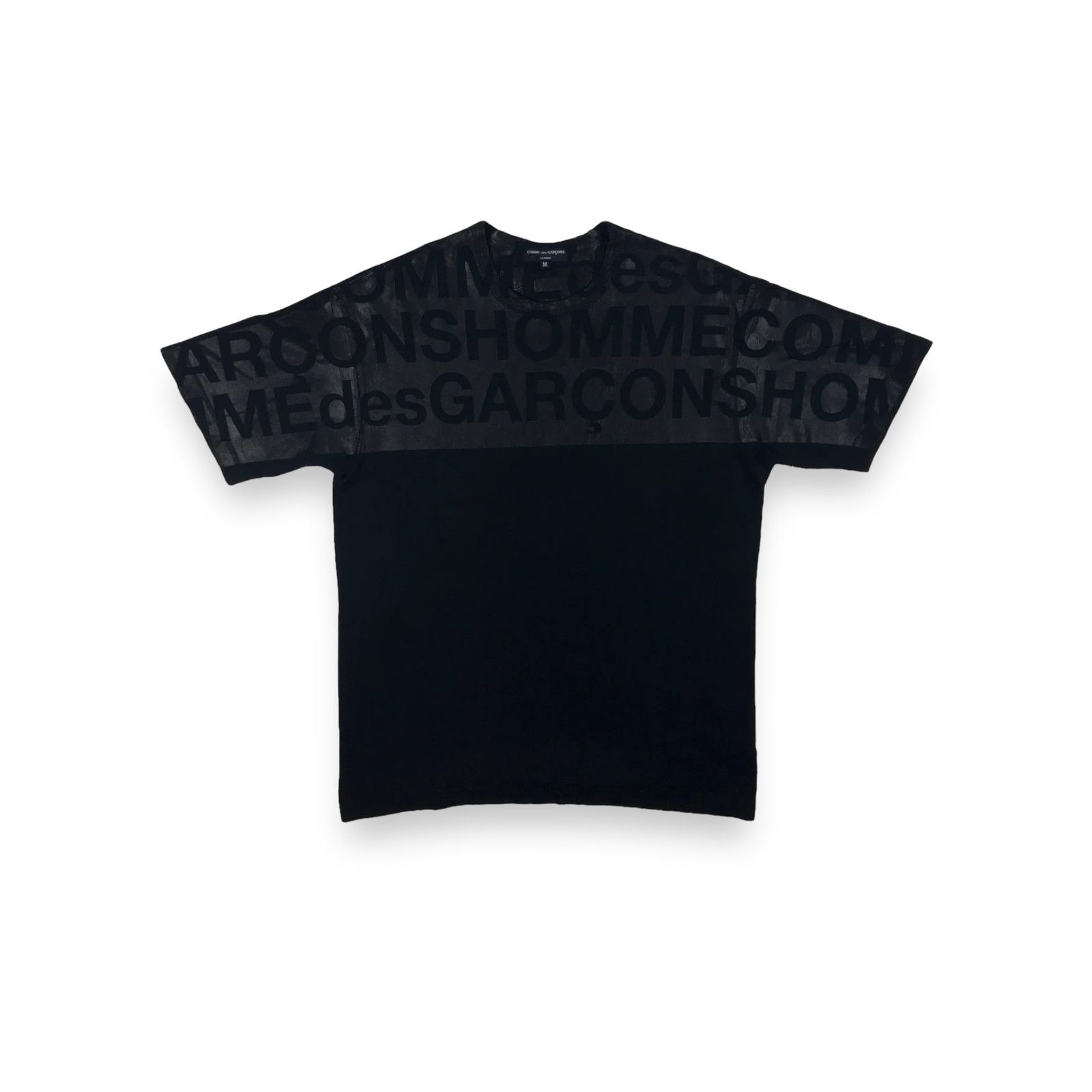 Comme des Garcons COMMEdesGARÇONS Homme Black Tee Size US S / EU 44-46 / 1 - 1 Thumbnail