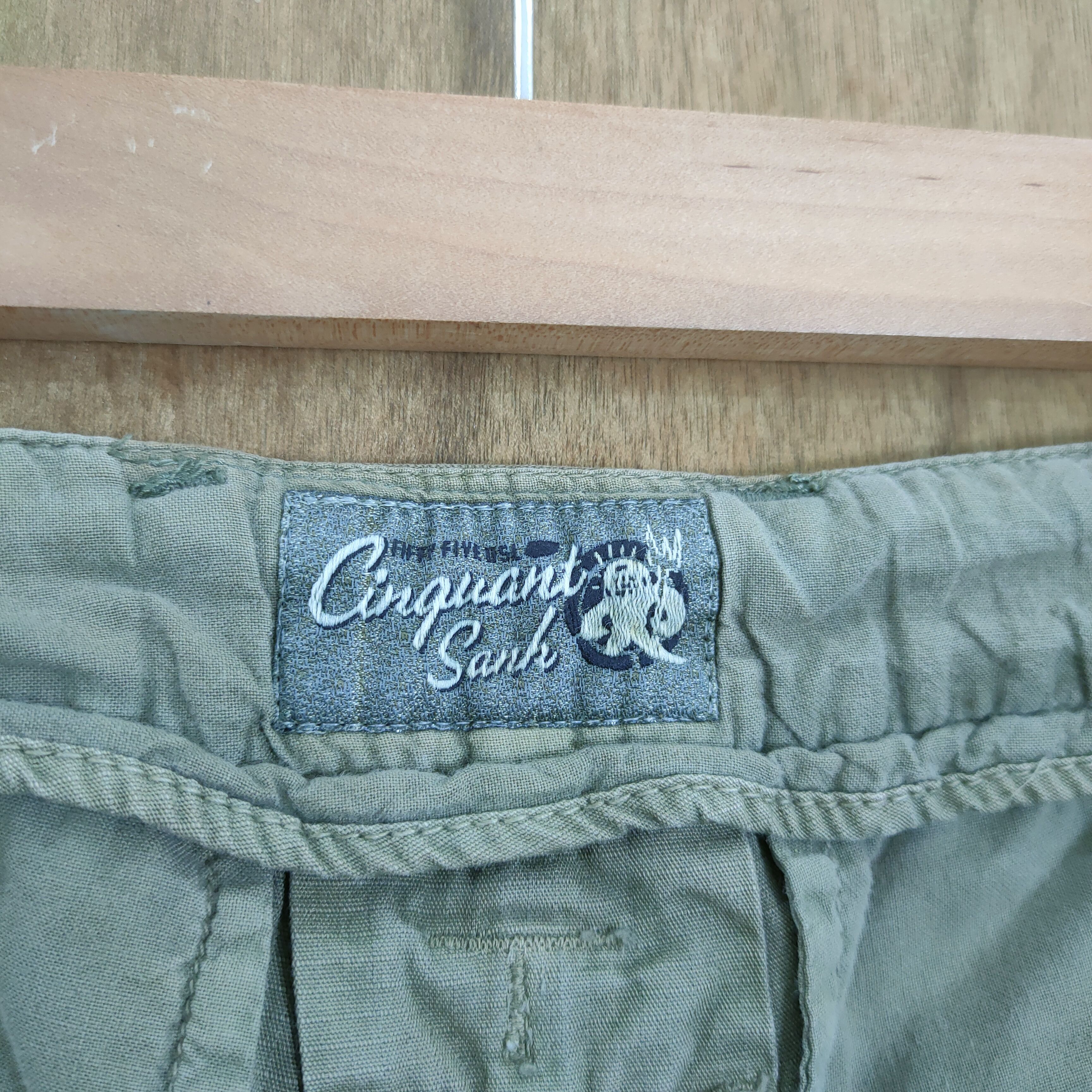 Japanese Brand VINTAGE 55D TWIS LEG FADED CARGO PANTS Size US 30 / EU 46 - 11 Thumbnail