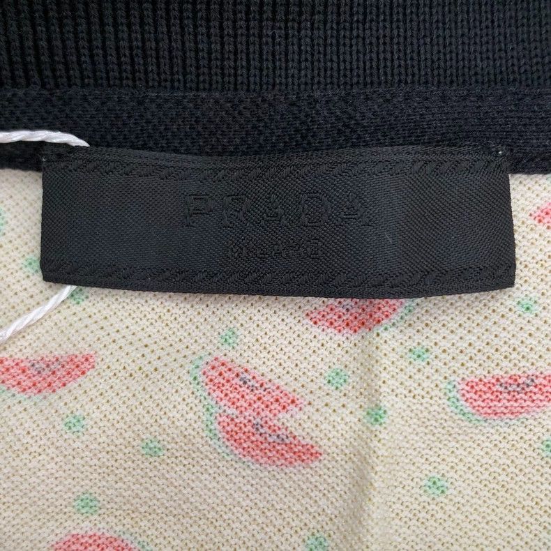 Prada Prada Yellow watermelon full-print short-sleeved polo shirt Size US M / EU 48-50 / 2 - 5 Thumbnail