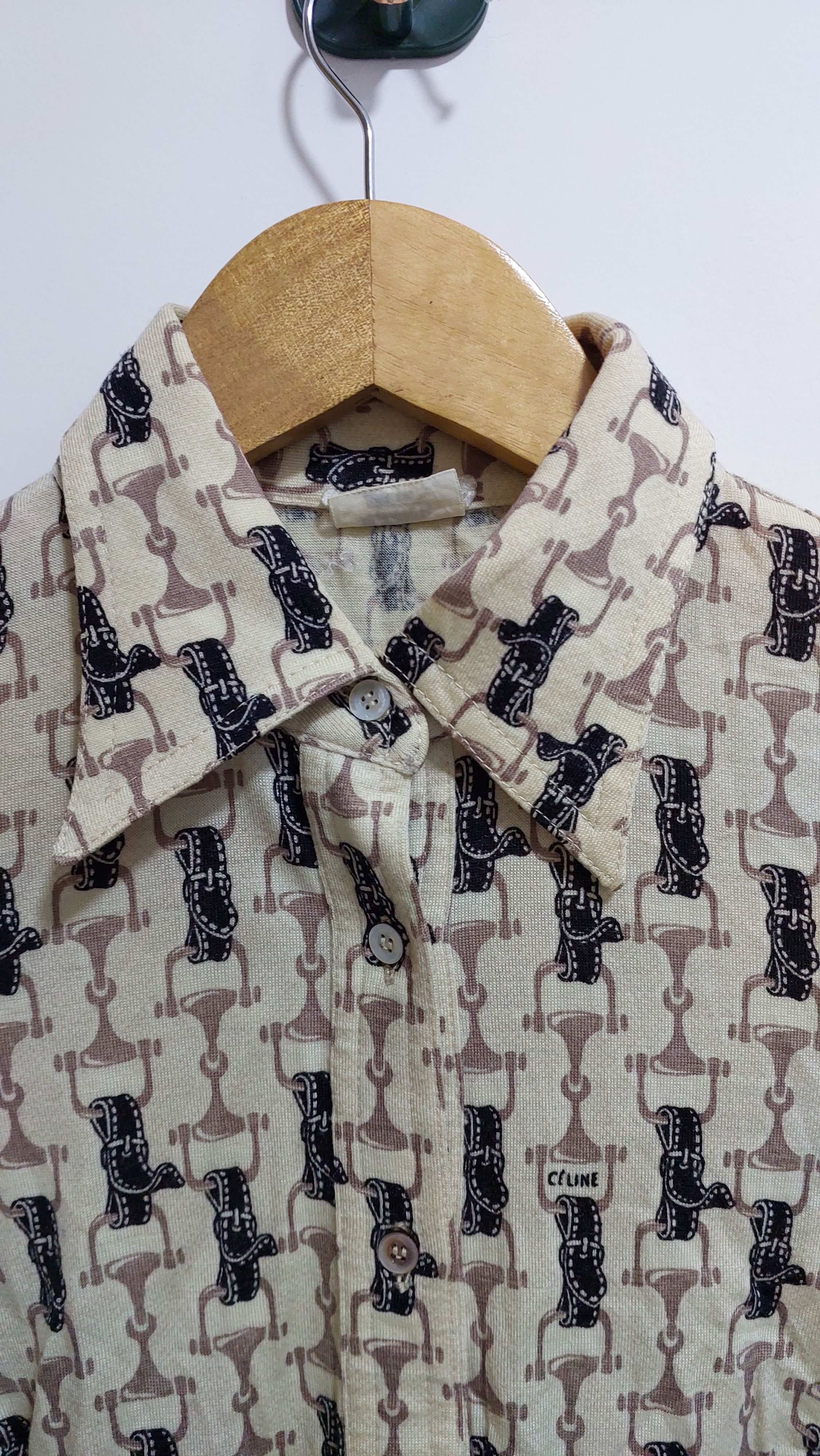 Celine × Vintage VINTAGE CELINE PARIS WOMEN'S SHIRT Size S / US 4 / IT 40 - 12 Thumbnail