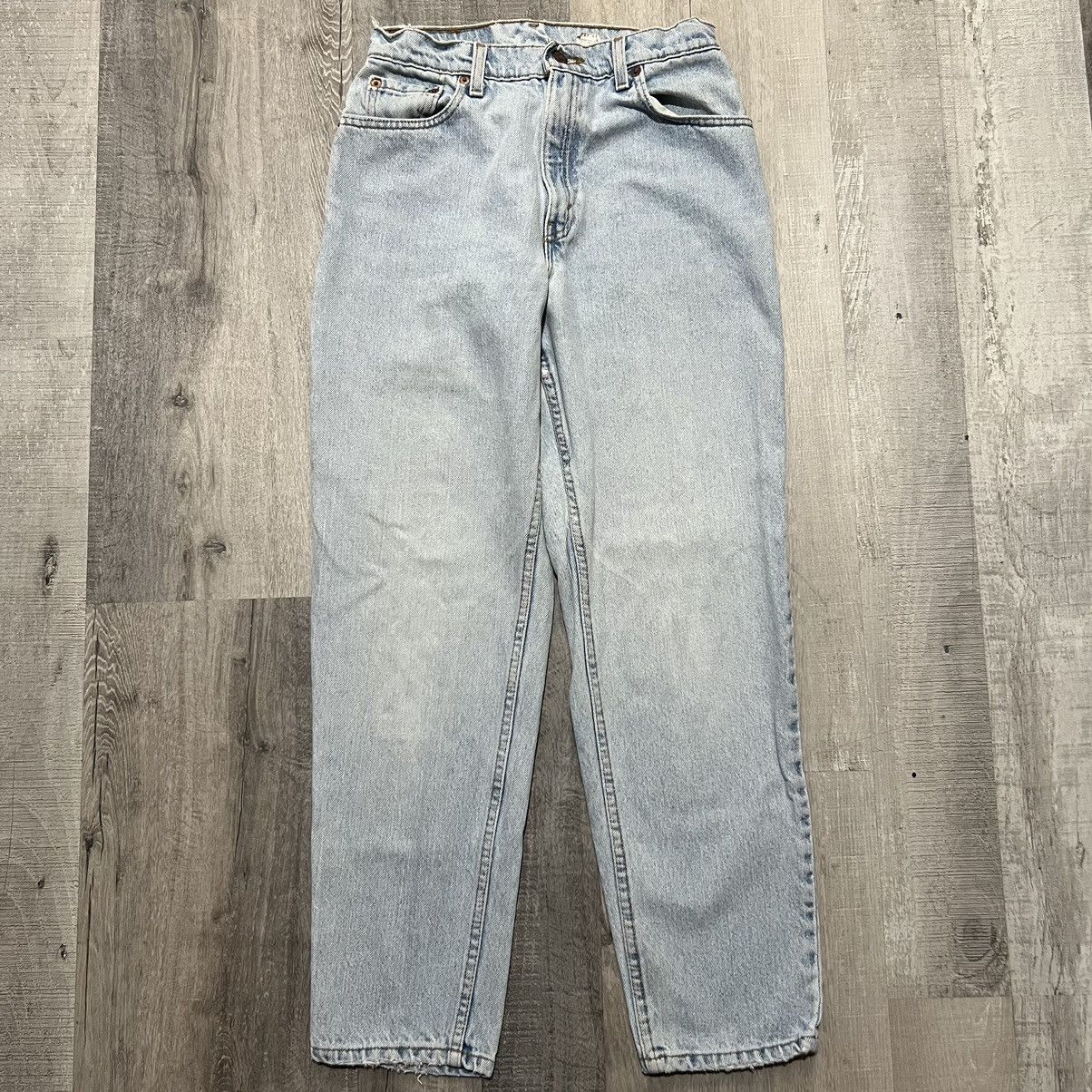 Levi's × Vintage VTG Levis 550 Womans Lightwash Relaxed 90s Denim USA 8 Jeans Size 28" / US 6 / IT 42 - 2 Thumbnail