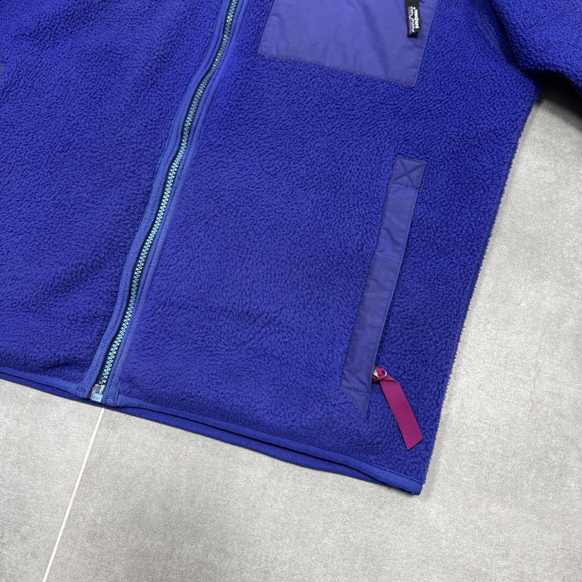 Patagonia × Vintage Vintage Patagonia Nylon Pocket Full Zip Fleece Jacket 90s Size US M / EU 48-50 / 2 - 8 Thumbnail