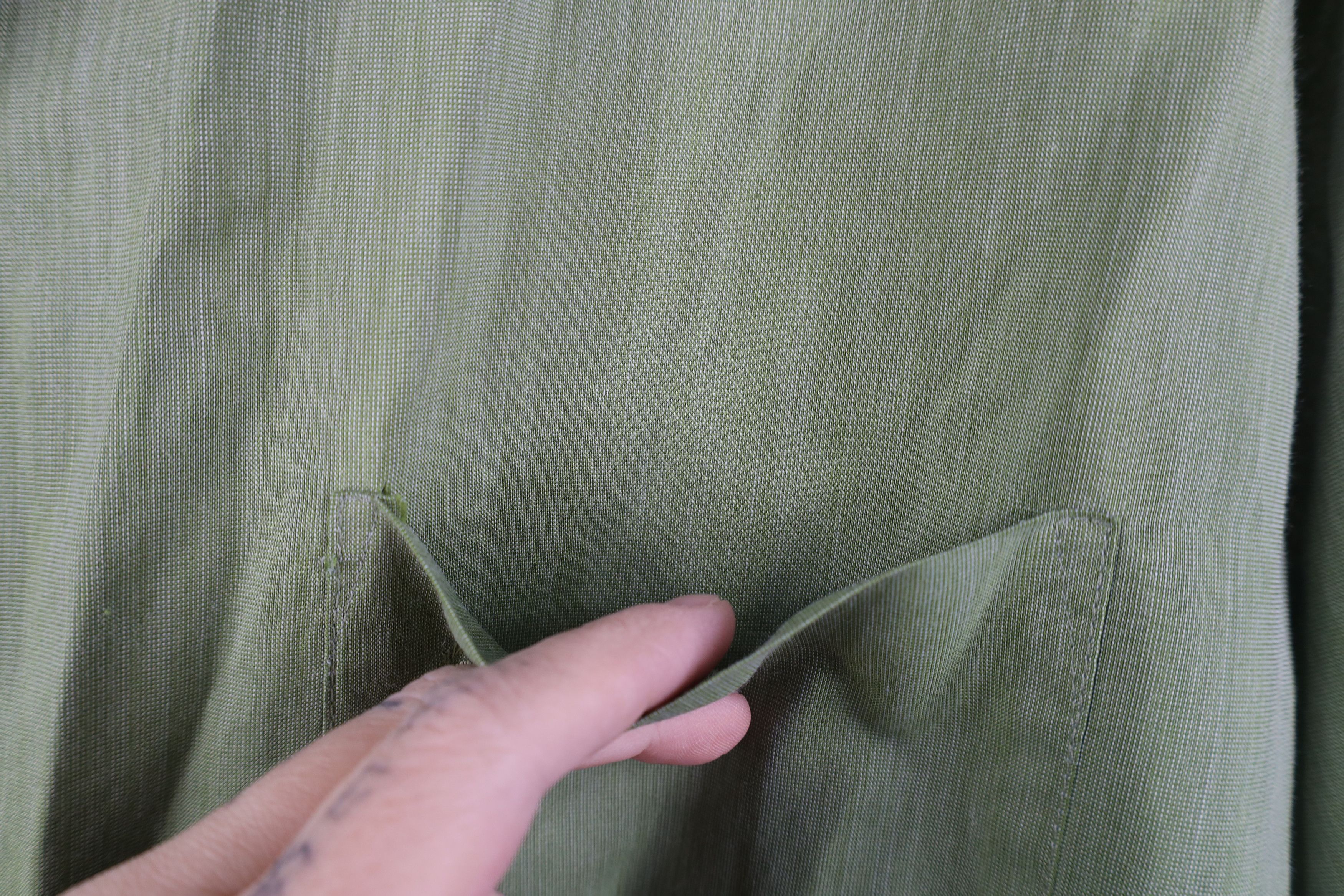 Vintage Vintage 50s Penneys Looped Collar Camp Button Shirt USA Size US L / EU 52-54 / 3 - 6 Thumbnail