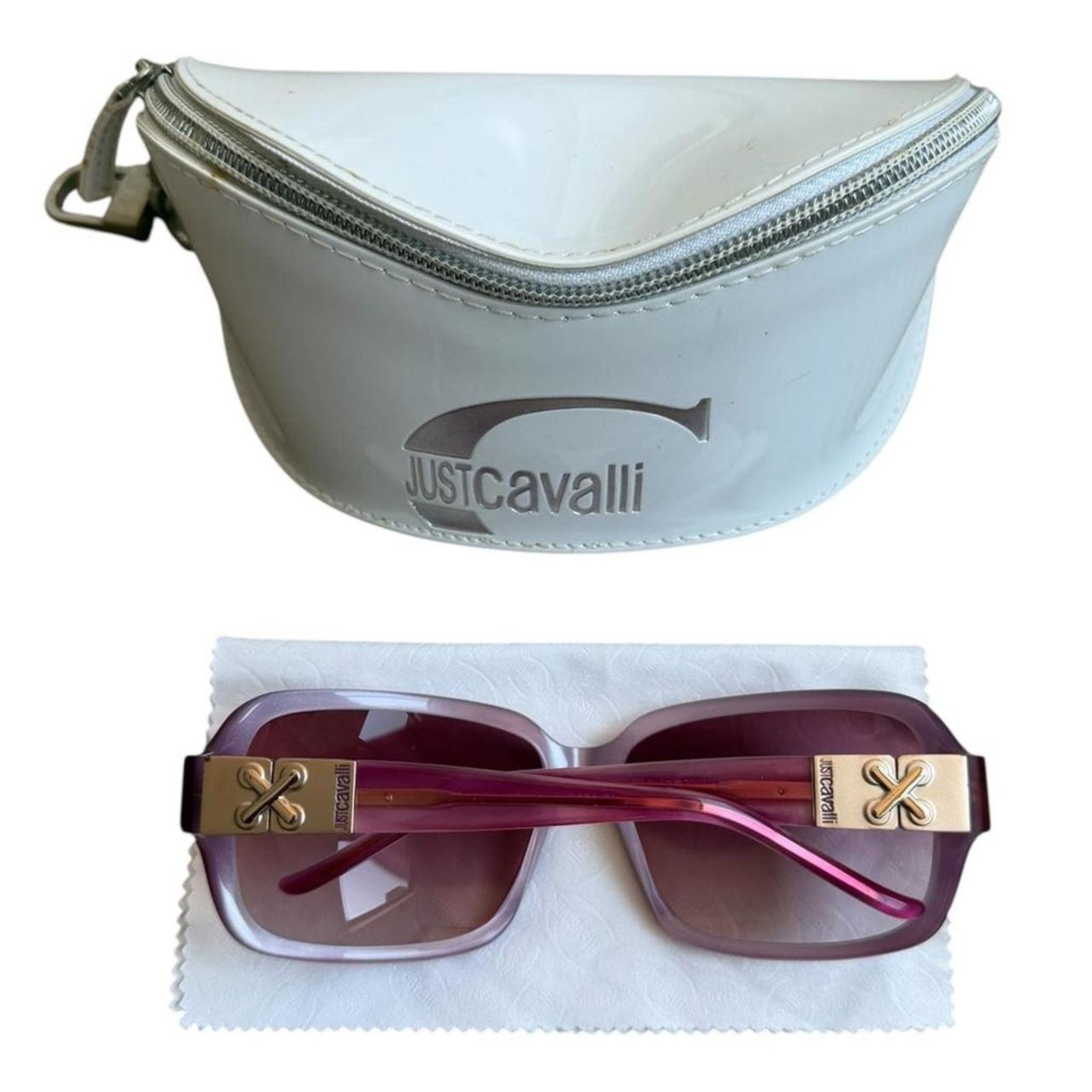 Just Cavalli Just Cavalli Cross Y2K Pink Sunglasses Size ONE SIZE - 2 Thumbnail