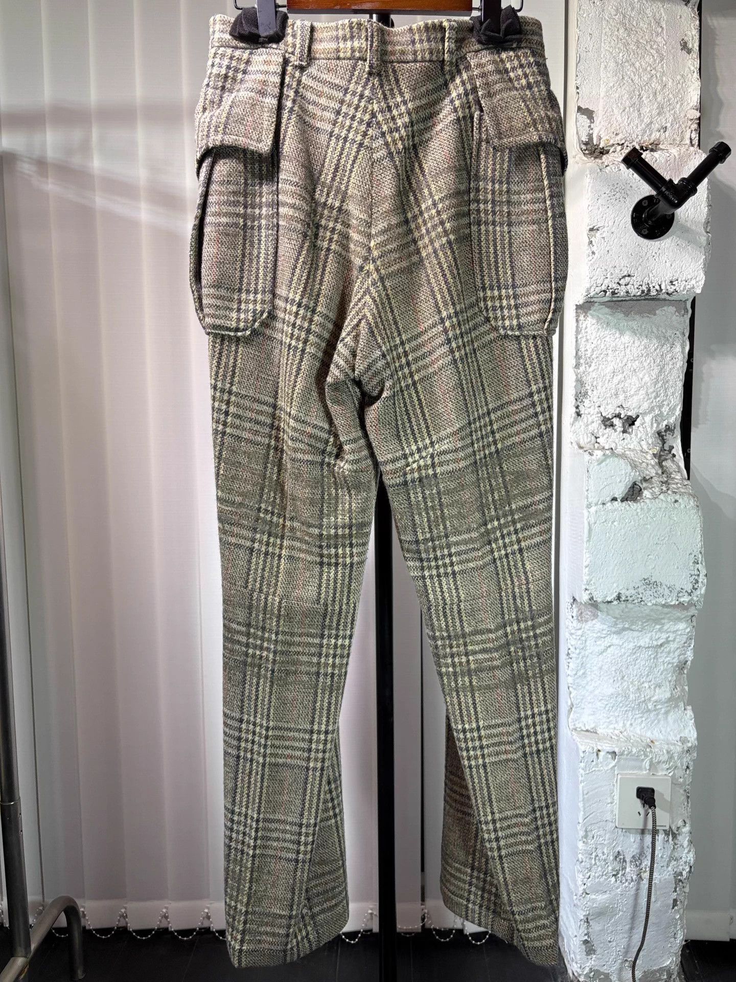 Undercover Undercover 1996AW Wire Wool Check Lined Pants Size US 32 / EU 48 - 2 Thumbnail