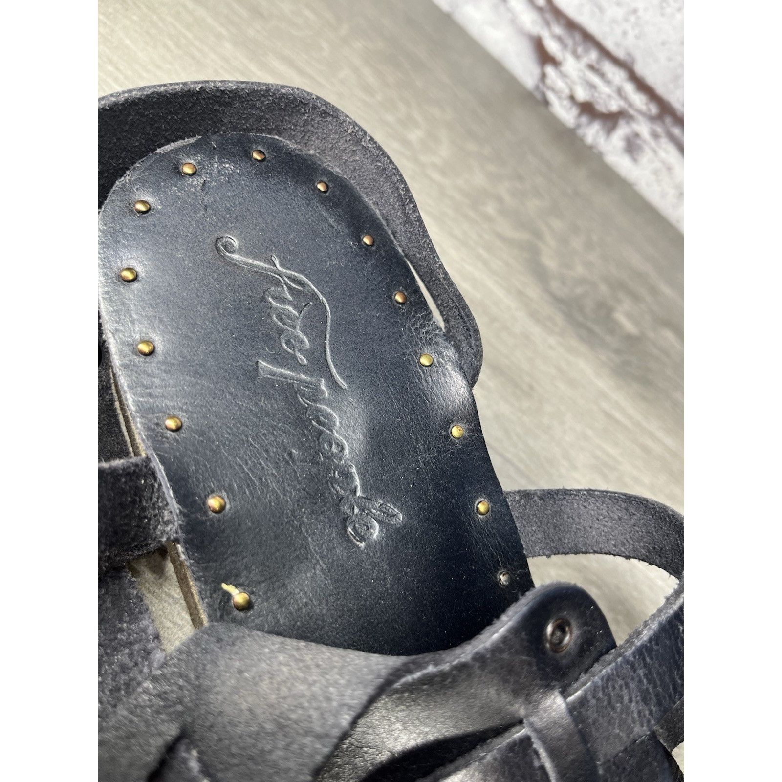 Free People Free People Marianne Black Leather Platform Gladiator Strapp Size US 10.5 / IT 40.5 - 16 Thumbnail