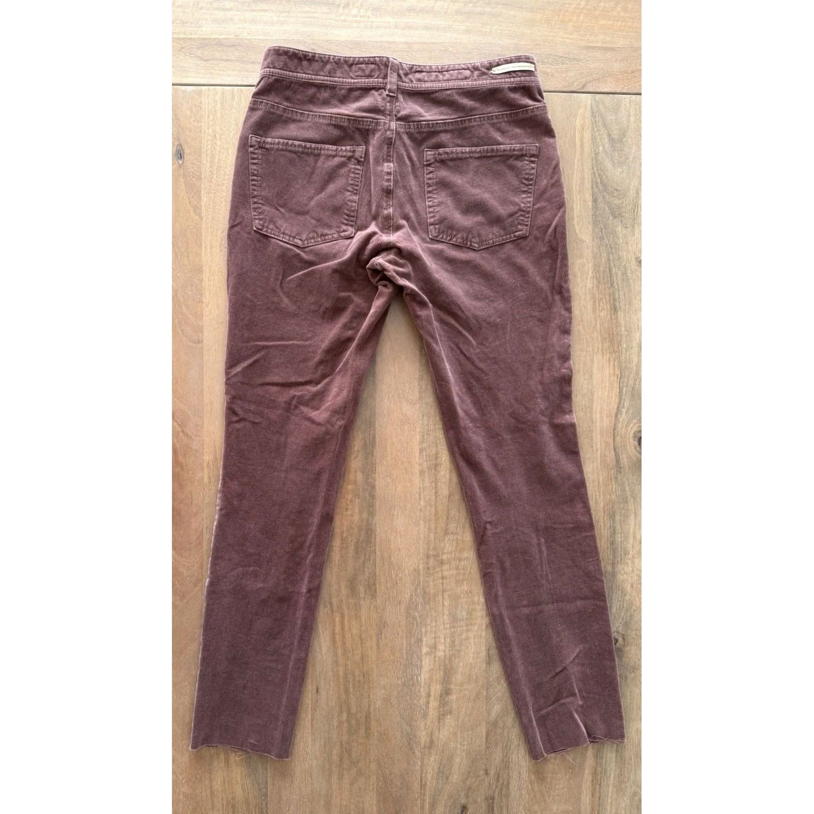 Vintage VINTAGE Pilcro & The Letterpress Corduroy Pants Corduroy Slim Womens 29x26.5 Faded Maroon 27 Skinny Inseam 26.5 Heels, Logo Size 27" / US 4 / IT 40 - 2 Thumbnail