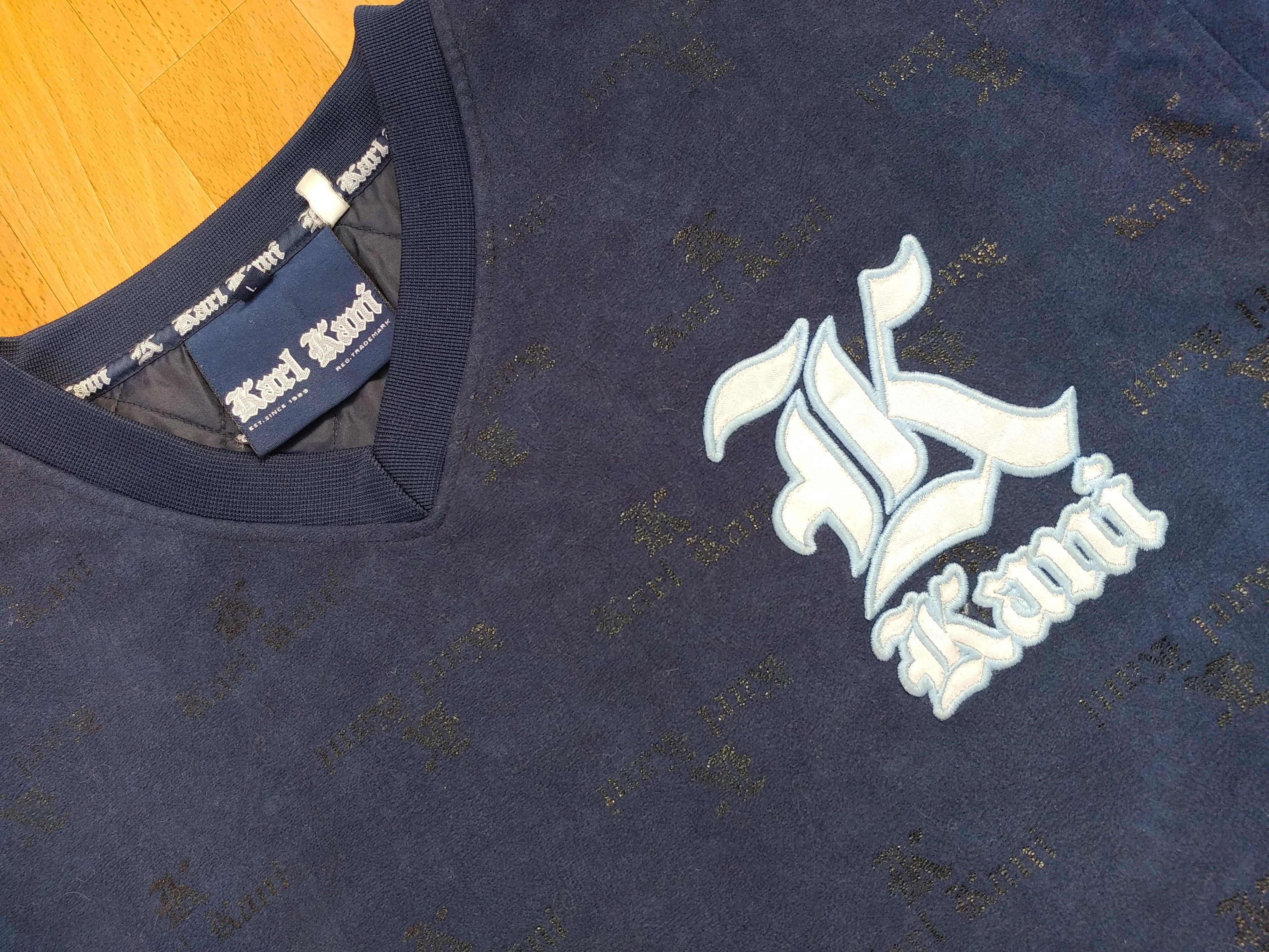 Karl Kani KARL KANI sweatshirt, vintage 90s hip hop, skater size L Size US L / EU 52-54 / 3 - 17 Thumbnail