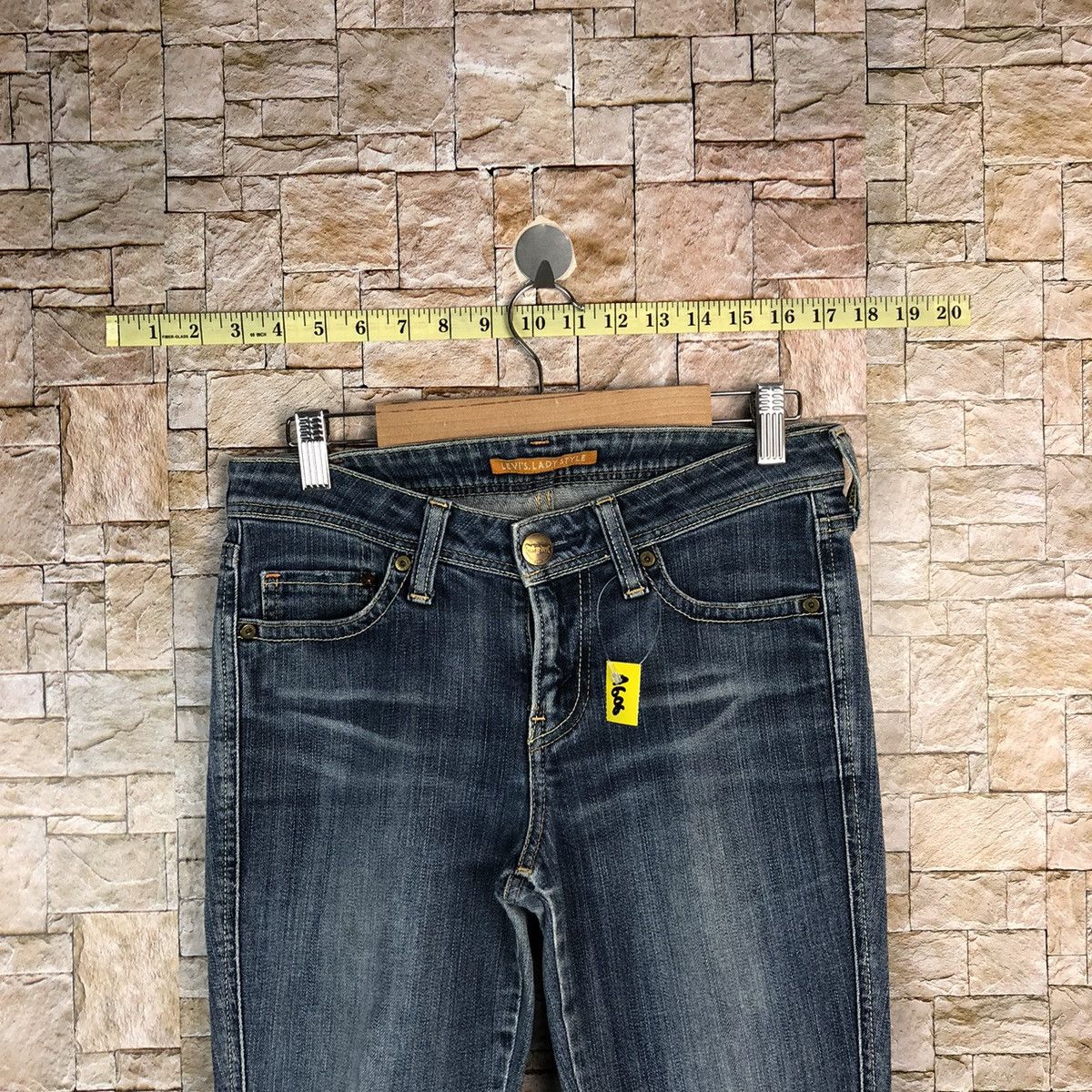 Levi's Levis Ladies Blue Disstressed Denim Pants #A606 Size 29" - 4 Thumbnail