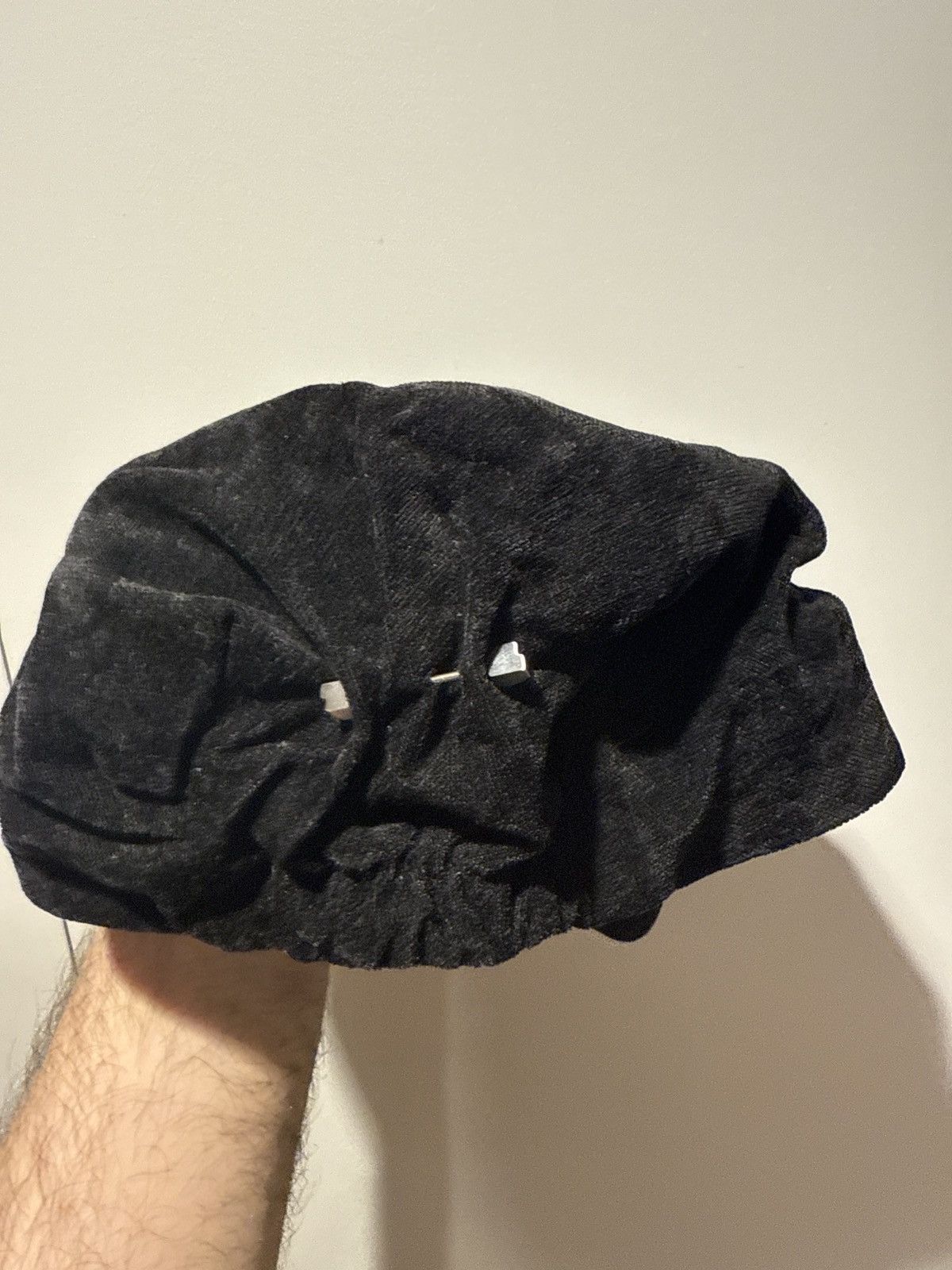 Ader Error Black velvet cap size M, Ader Error Size ONE SIZE - 3 Thumbnail