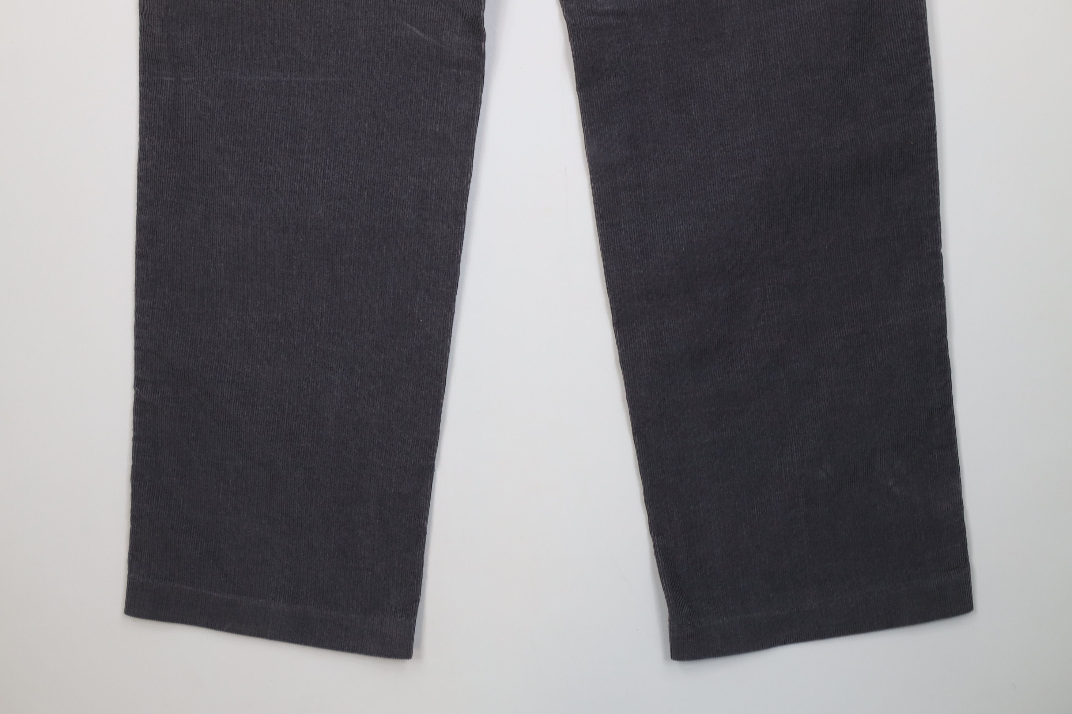 Lands' End Vintage 80s Lands End Wide Leg Corduroy Pants Gray USA Size US 32 / EU 48 - 13 Thumbnail