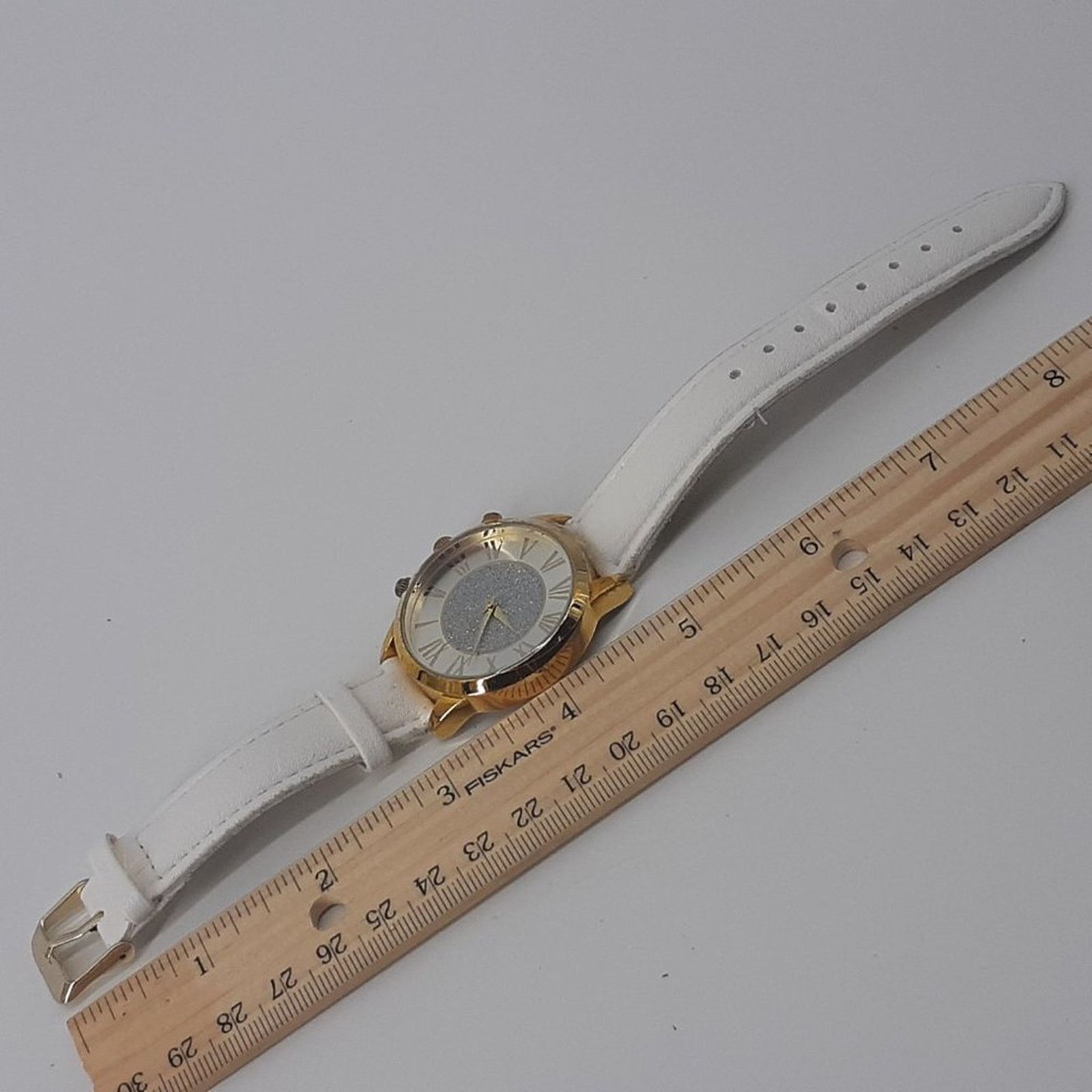 Other Kessaris KS9005 Japan Movement Roman Numerals Glitter White Size ONE SIZE - 5 Thumbnail
