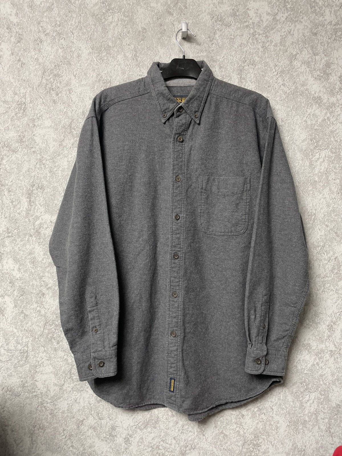 Woolrich Woolen Mills Woolrich Heavyweight Grey Shirt Button-Down Outdoor Heritage Size US L / EU 52-54 / 3 - 1 Thumbnail