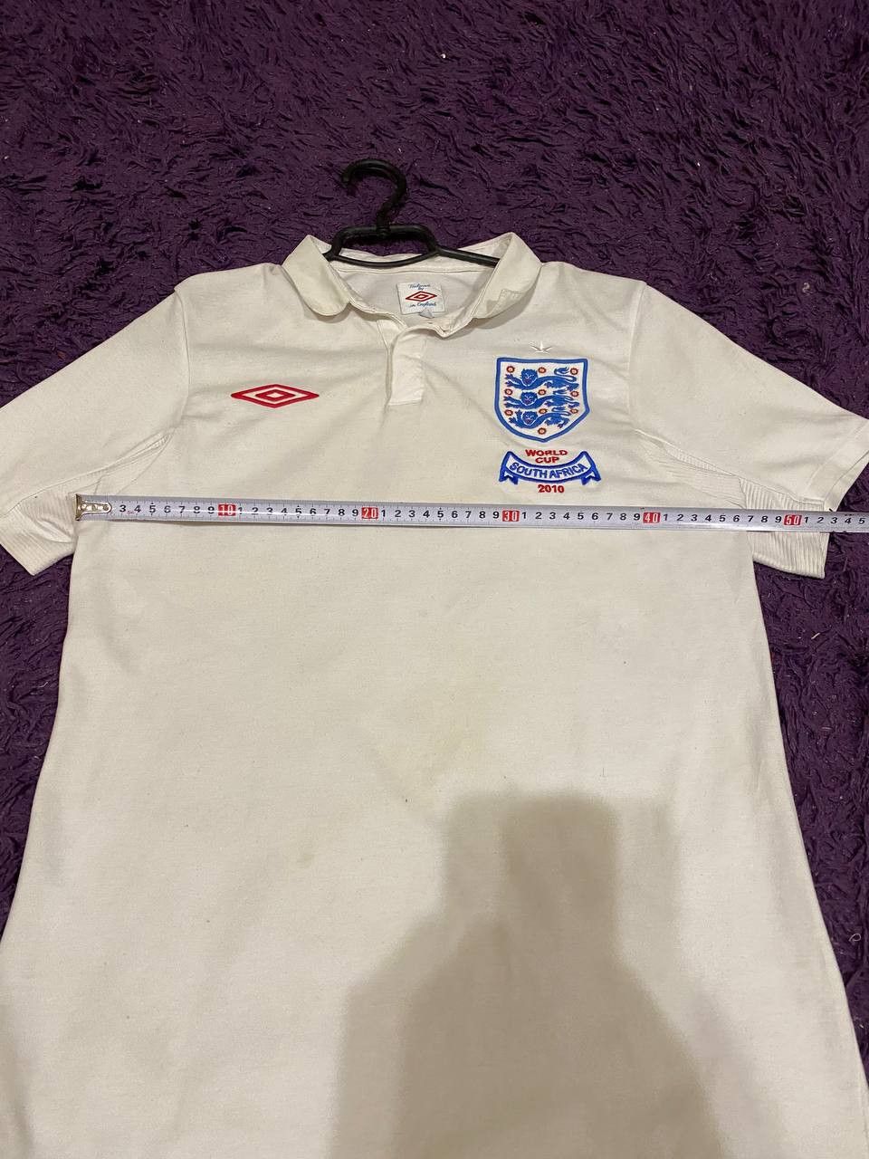 Umbro × Vintage Vintage Umbro England Soccer Jersey Polo T Shirt Size US S / EU 44-46 / 1 - 3 Thumbnail