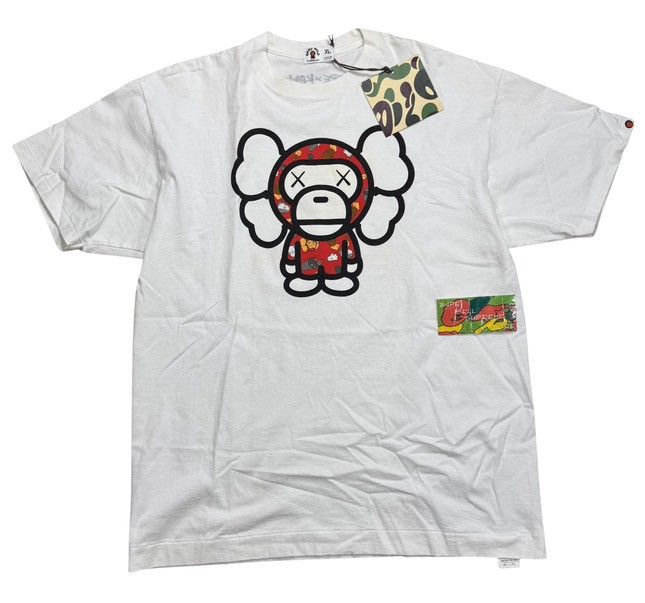 Bape BAPE Kaws Milo white TEE Size US XL / EU 56 / 4 - 1 Thumbnail