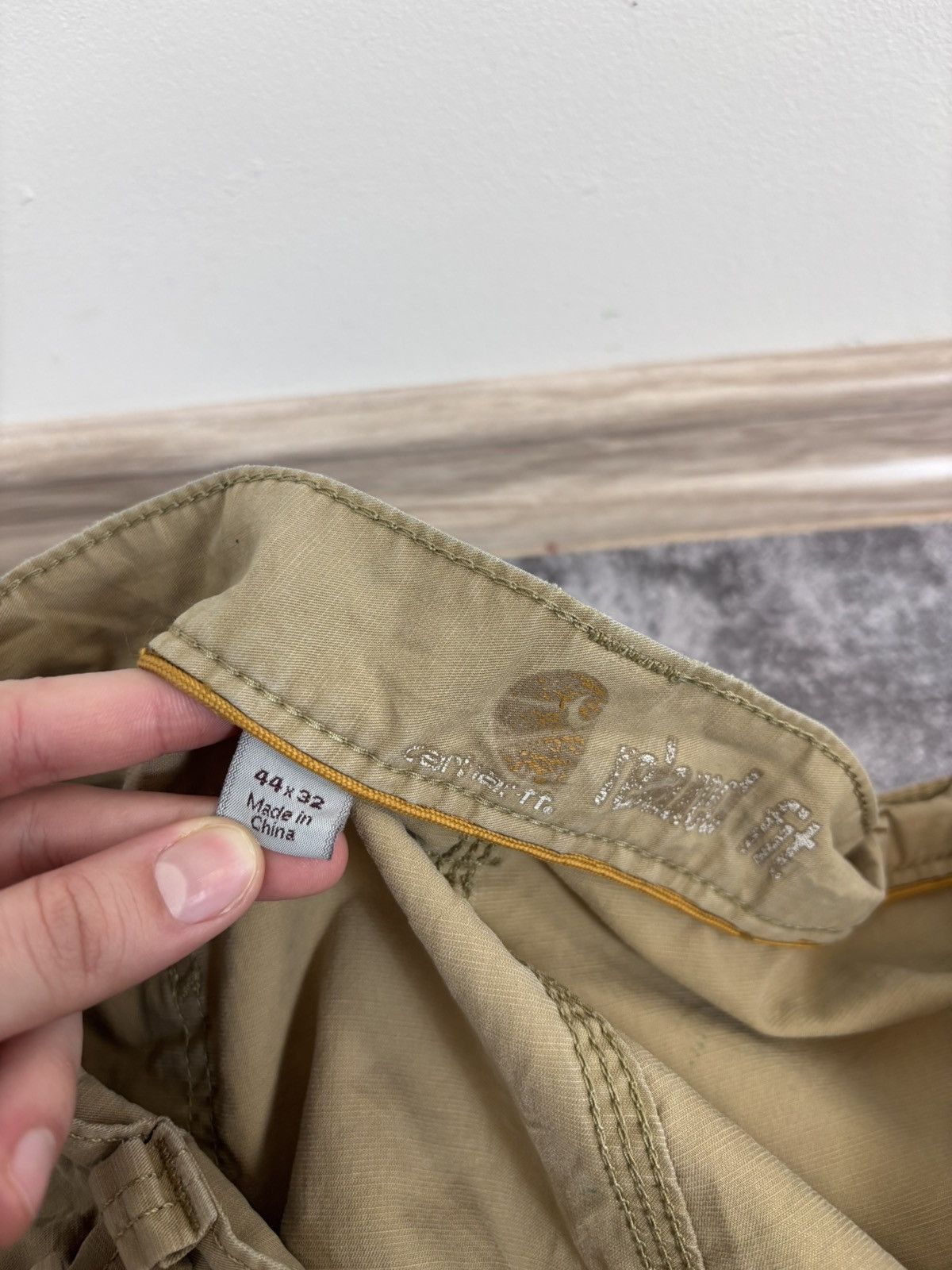 Carhartt Carhartt Relaxed Fit USA Hype Beige Brown Baggy Cargo Pants Size US 44 / EU 60 - 23 Thumbnail