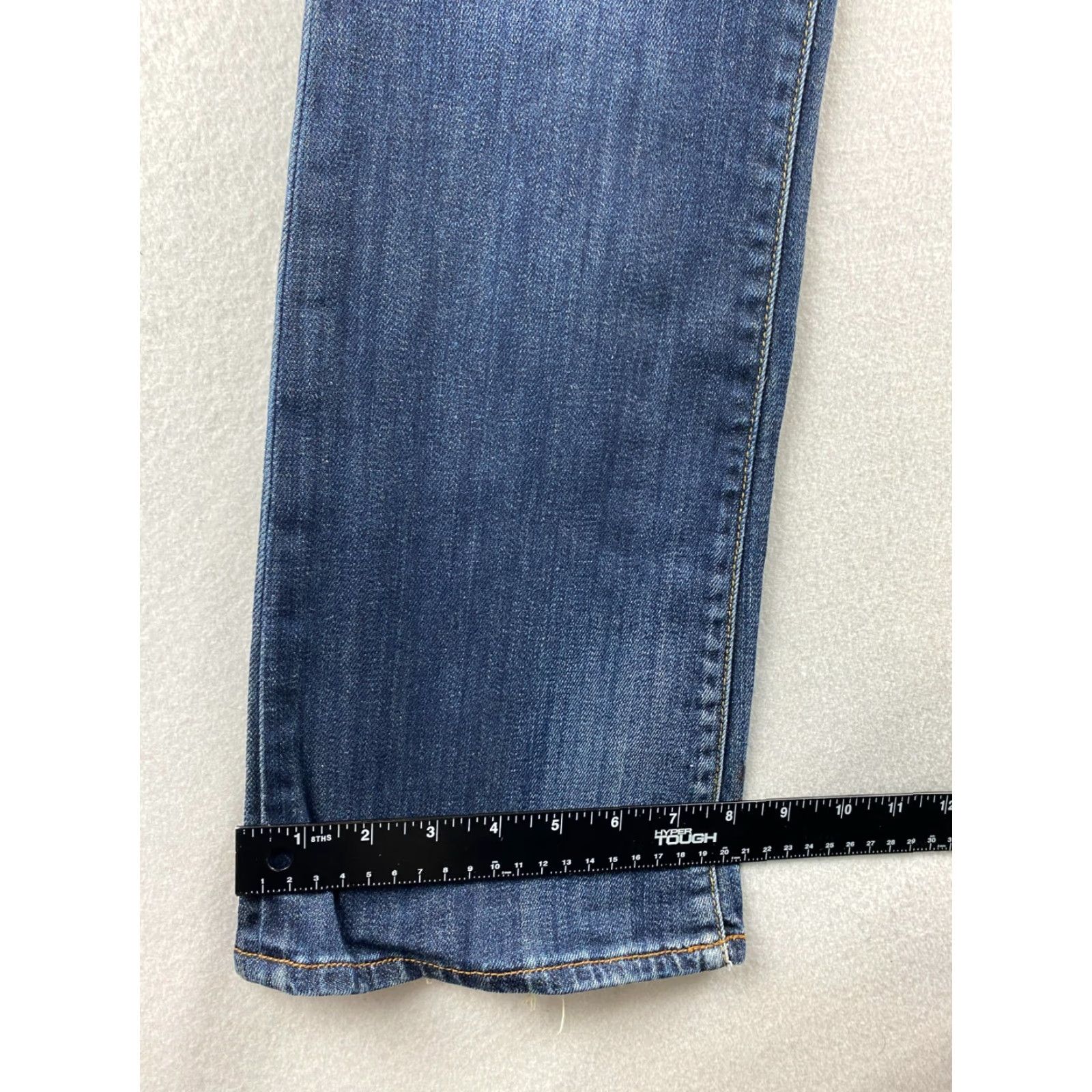 Lucky Brand Lucky Brand Jeans Womens 6 Bootcut Mid-Rise Denim Distressed Blue 31in Inseam 5-Pocket Regular Size 6 Womens Size 28" / US 6 / IT 42 - 6 Thumbnail