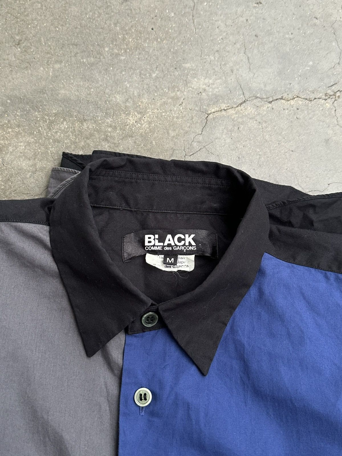 Comme des Garcons Black AW2020 Comme des Garcons Black 3 Block Button Up Shirt Size US M / EU 48-50 / 2 - 12 Thumbnail