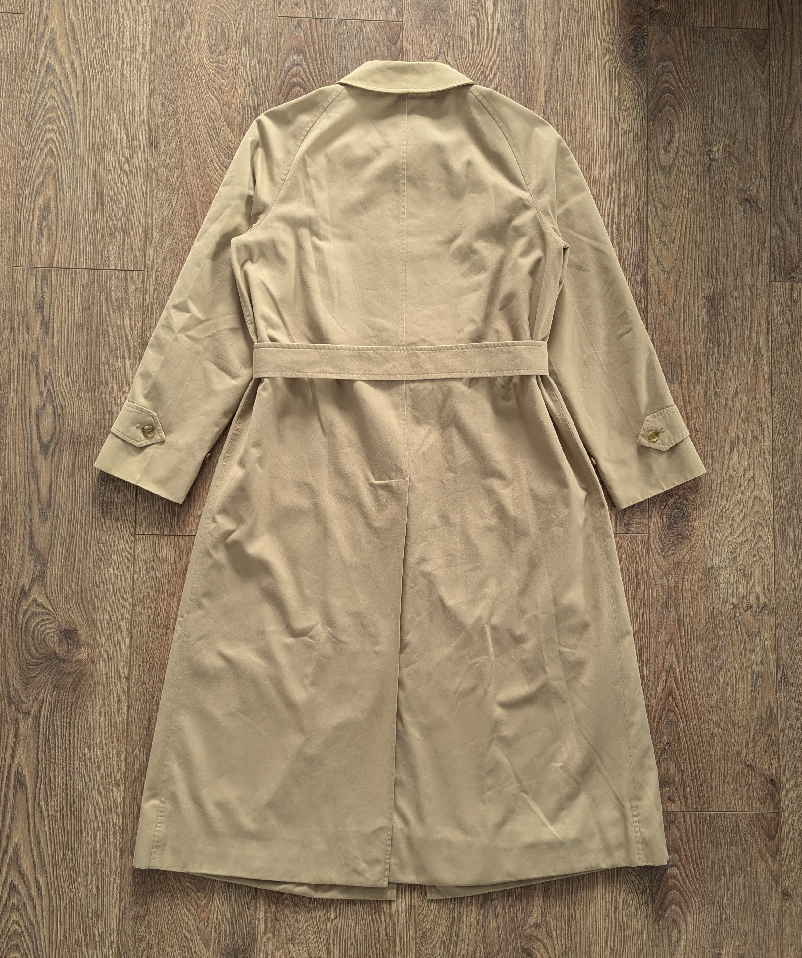 Burberry × Vintage Vintage Burberrys Womens Long Coat Nova Check MadeInEngland Size L / US 10 / IT 46 - 14 Thumbnail