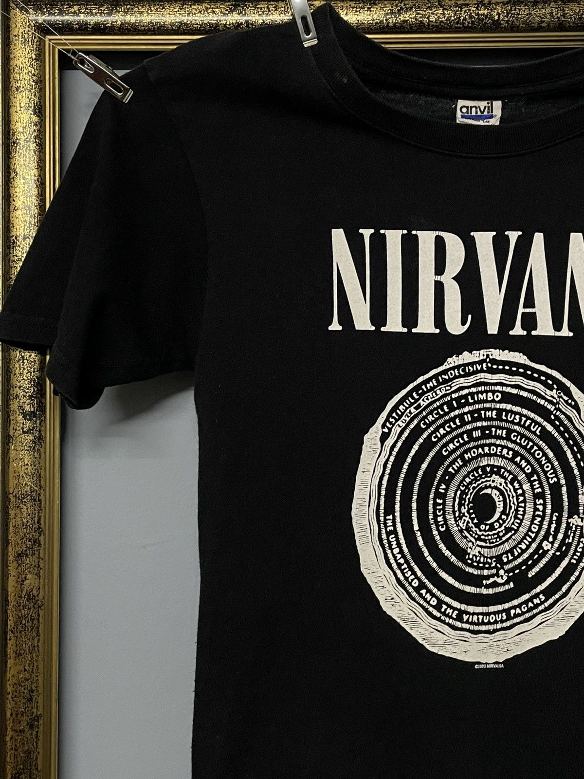 Vintage Vintage Nirvana Vestibule Hell Circle Grunge Music Tshirt Size US S / EU 44-46 / 1 - 4 Thumbnail