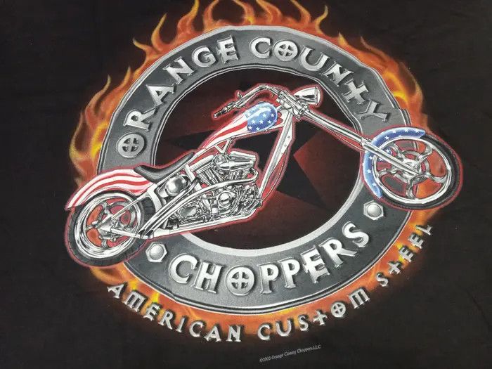 West Coast Choppers Vintage Orange County Choppers 2003 ODM T Shirt Y2K Size US XL / EU 56 / 4 - 4 Thumbnail