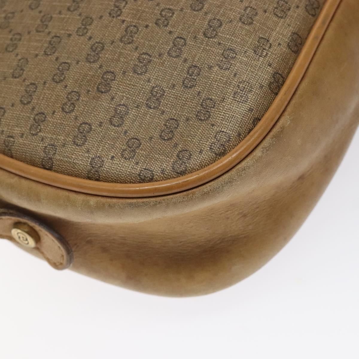Gucci GUCCI Micro GG Supreme Shoulder Bag Pvc Beige Gold Size ONE SIZE - 13 Thumbnail