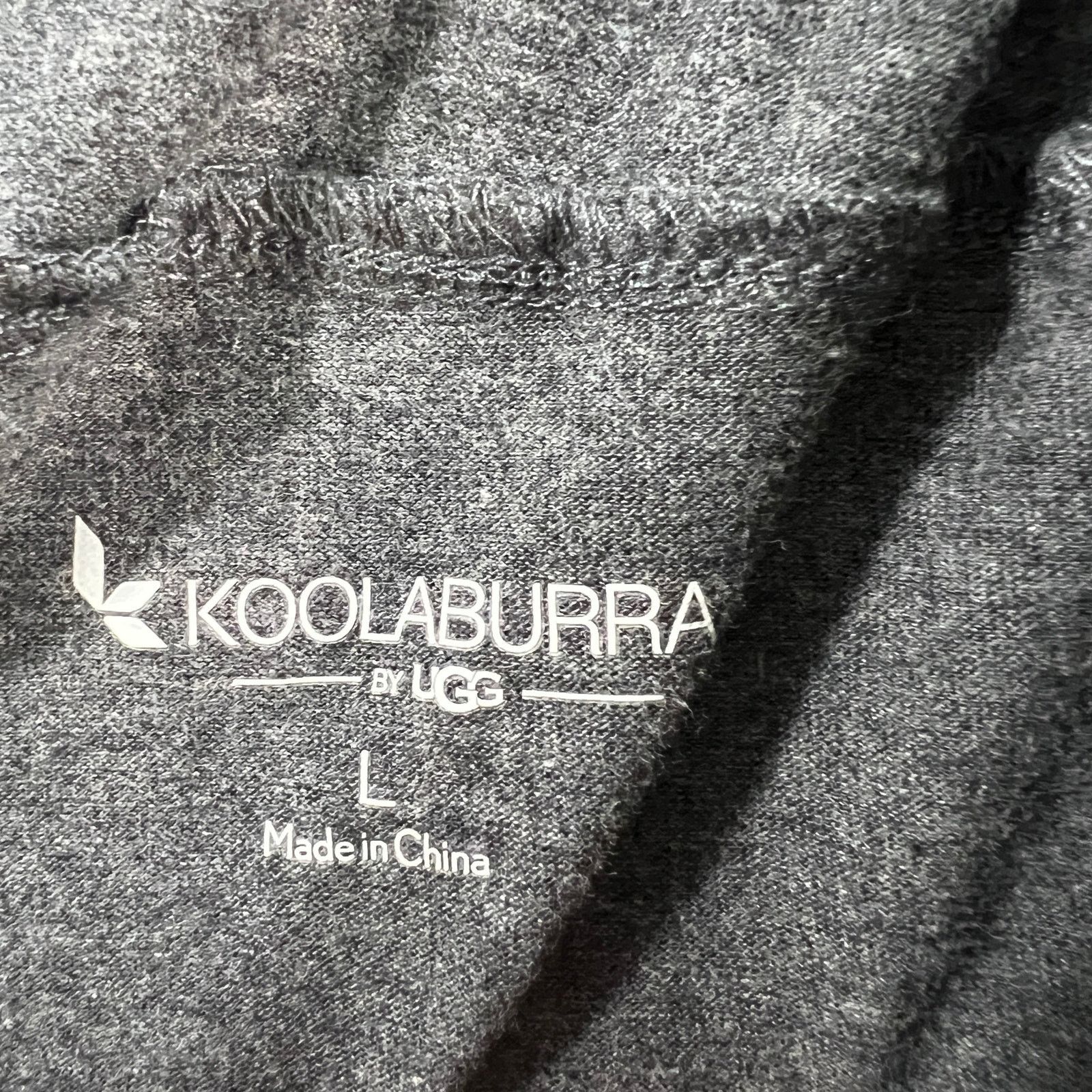 Other Koolaburra by UGG Essentials Cotton Joggers Charcoal Hth Size 34" / US 12 / IT 48 - 3 Thumbnail